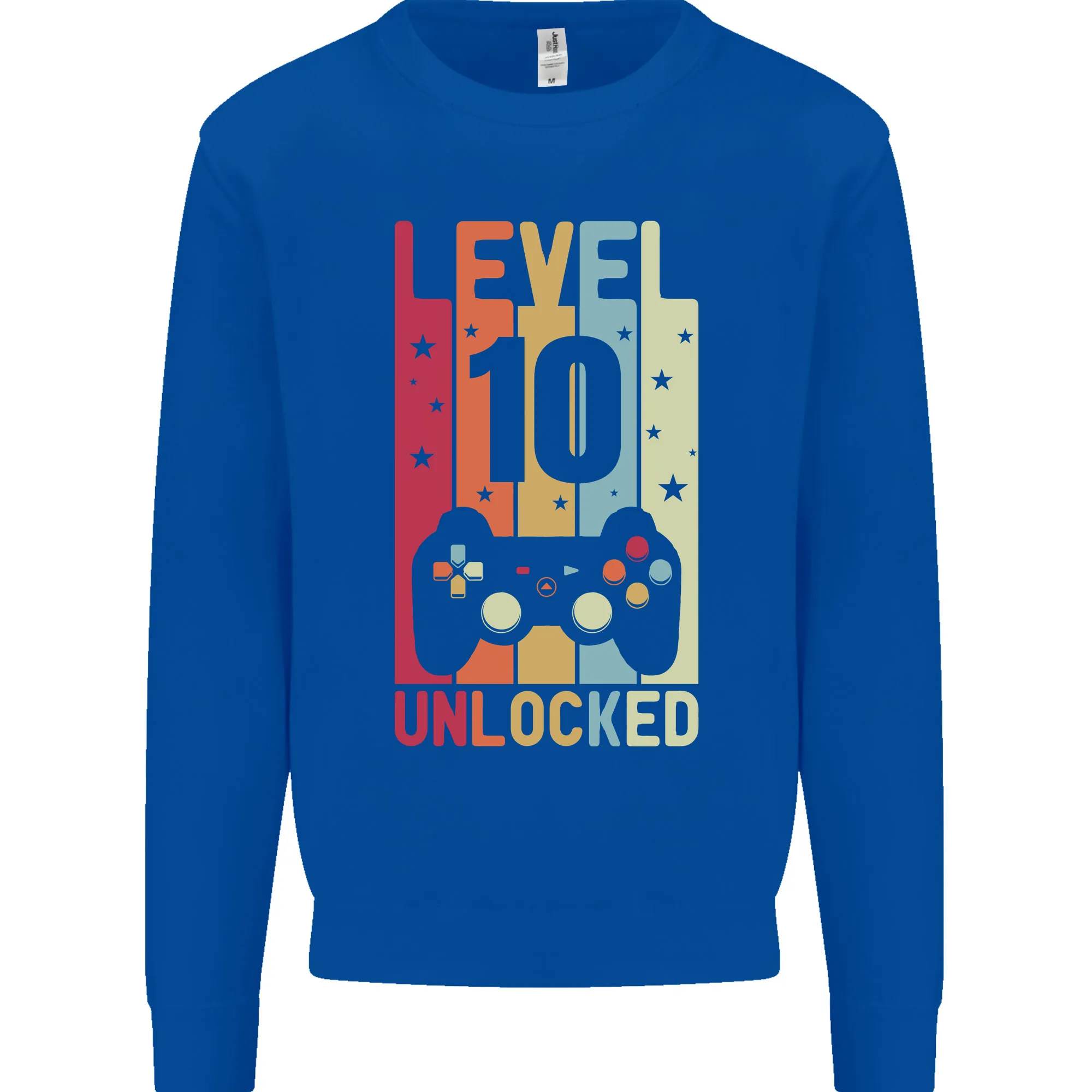 10th Birthday 10 Year Old Level Up Gaming Kids Sweatshirt Jumper