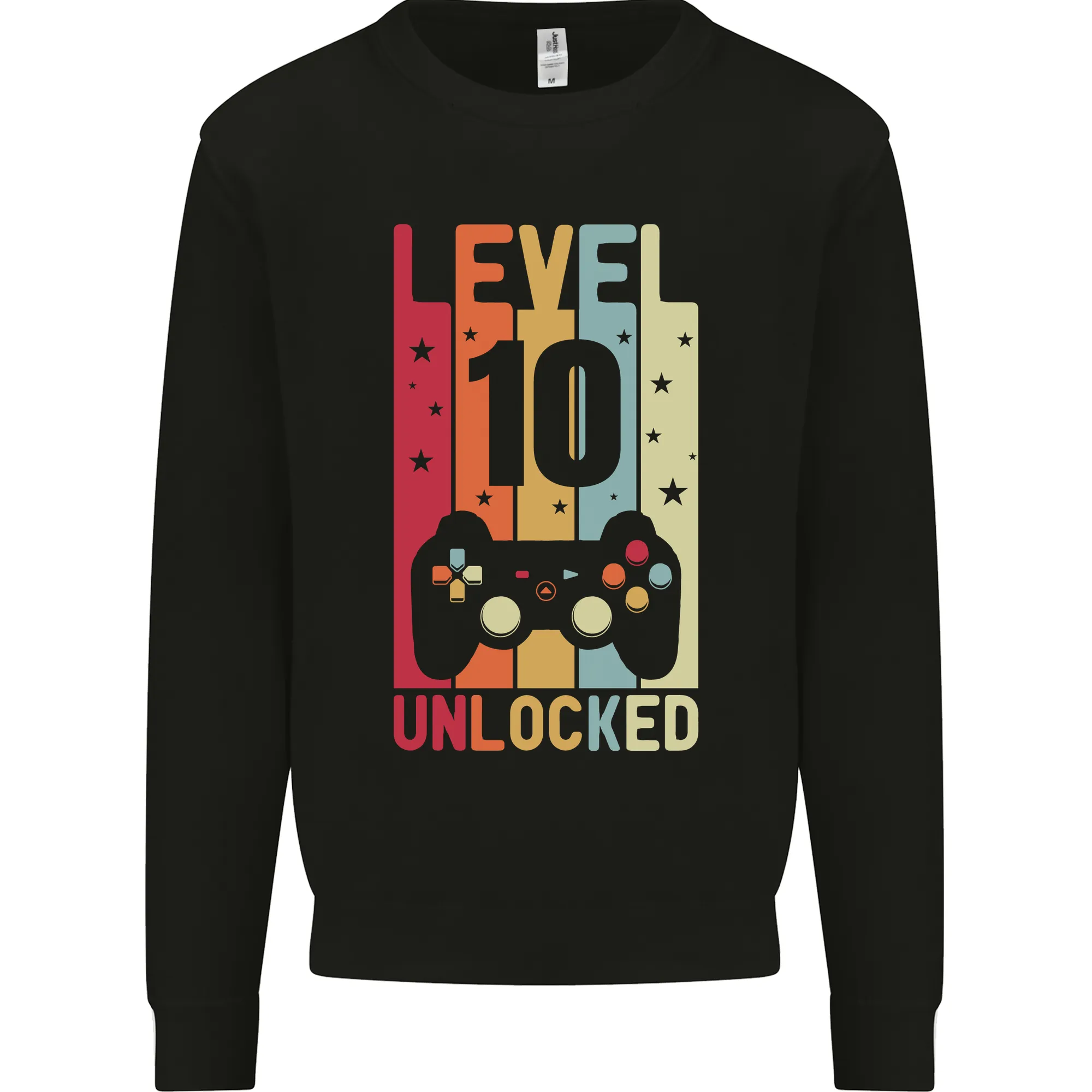 10th Birthday 10 Year Old Level Up Gaming Kids Sweatshirt Jumper