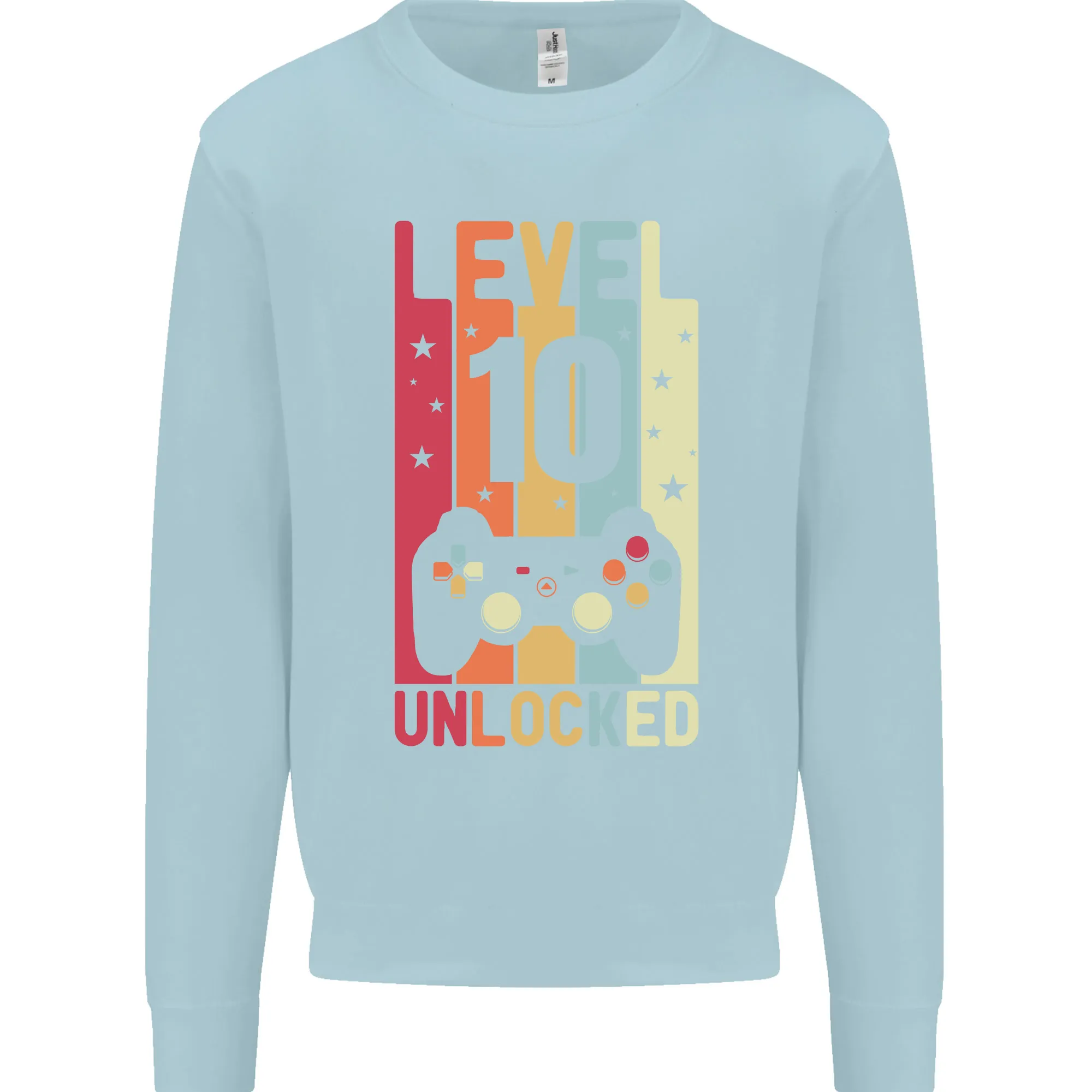 10th Birthday 10 Year Old Level Up Gaming Kids Sweatshirt Jumper
