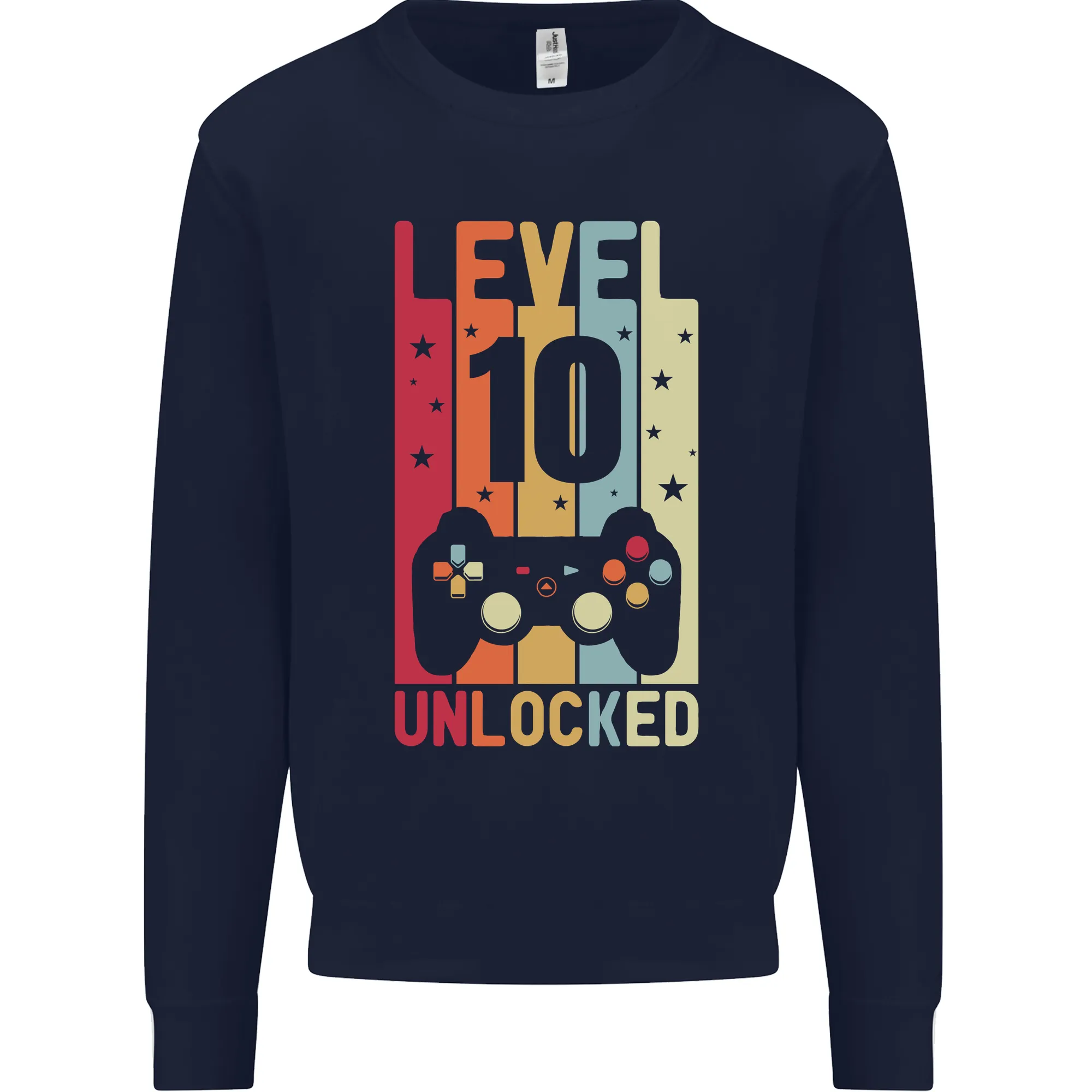 10th Birthday 10 Year Old Level Up Gaming Kids Sweatshirt Jumper