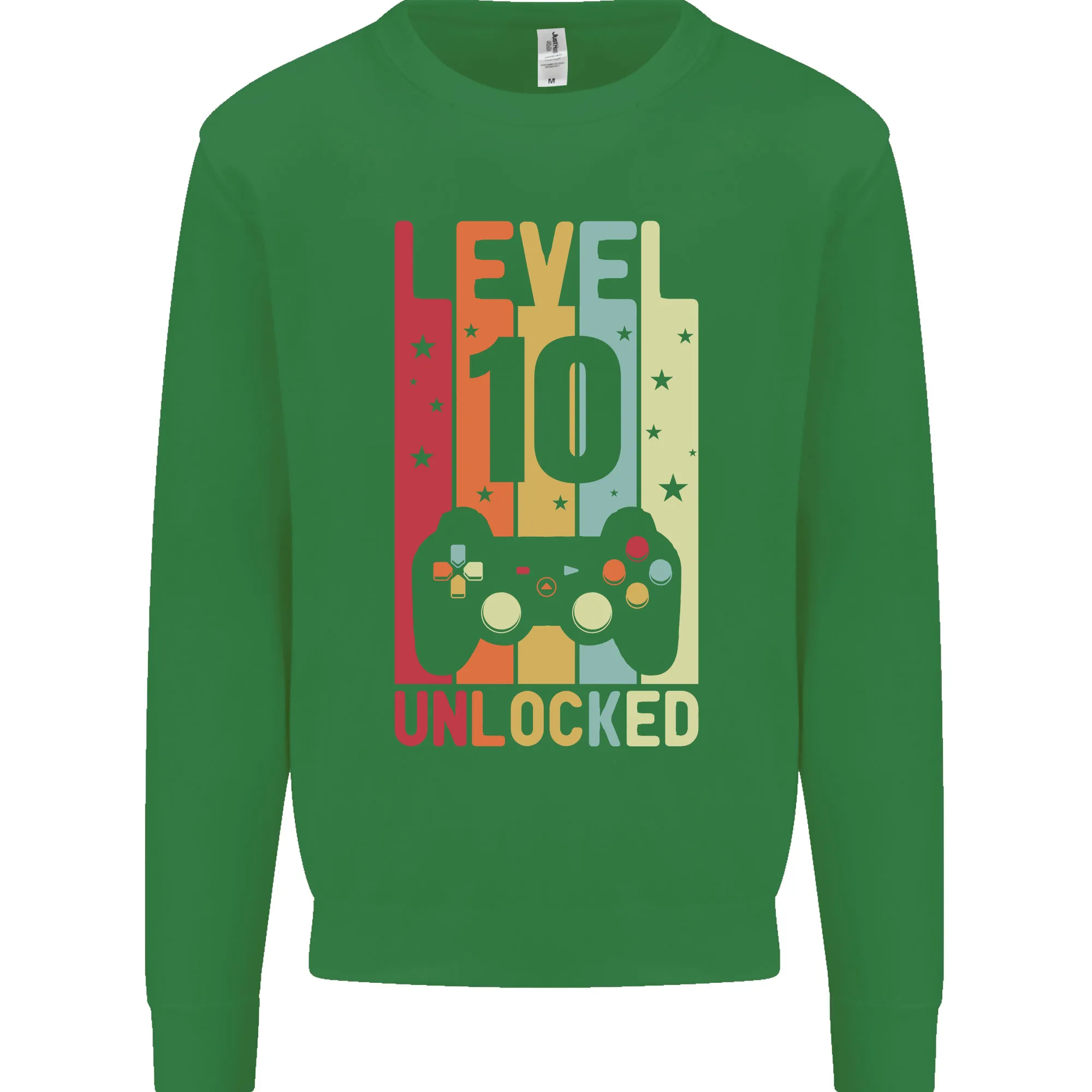 10th Birthday 10 Year Old Level Up Gaming Kids Sweatshirt Jumper