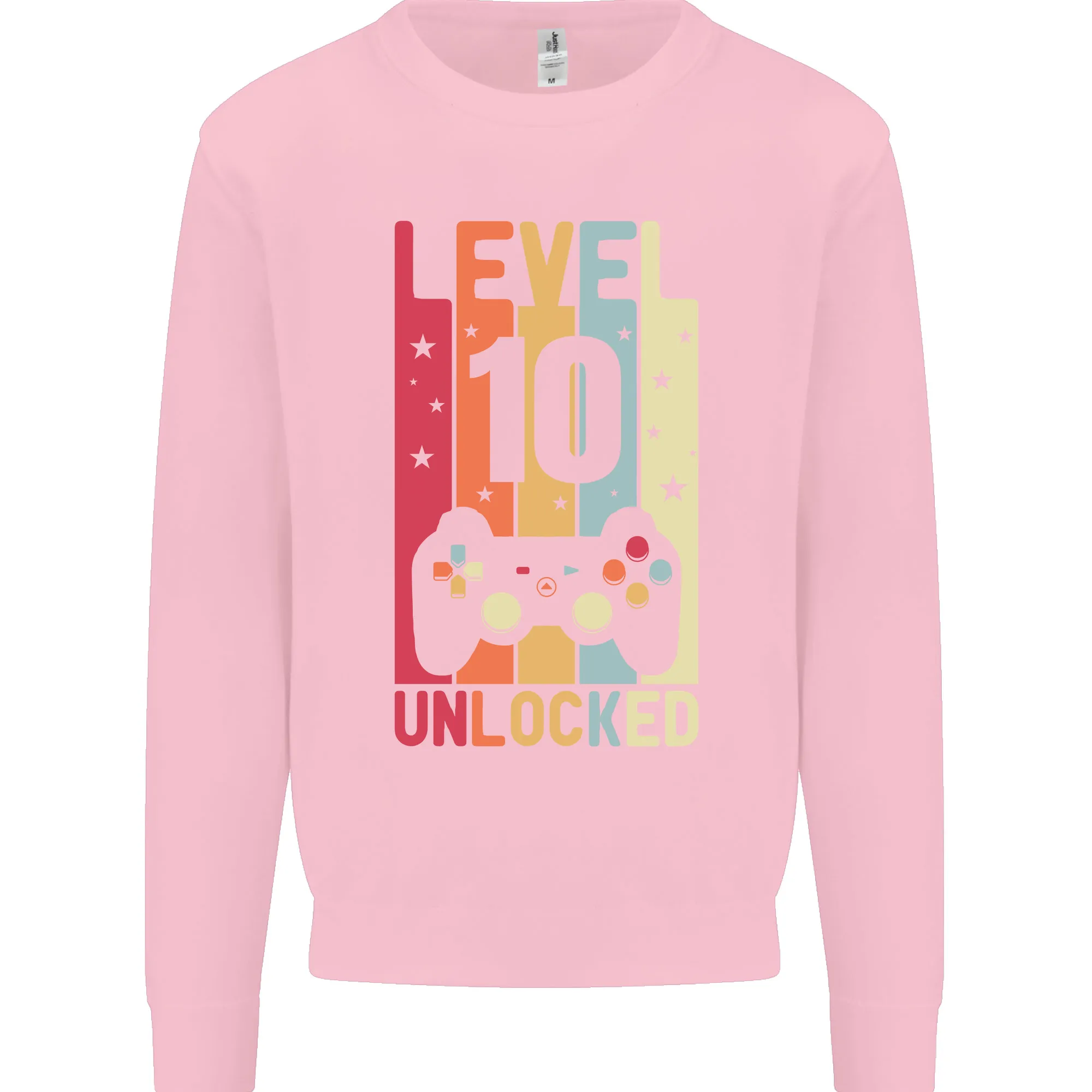 10th Birthday 10 Year Old Level Up Gaming Kids Sweatshirt Jumper