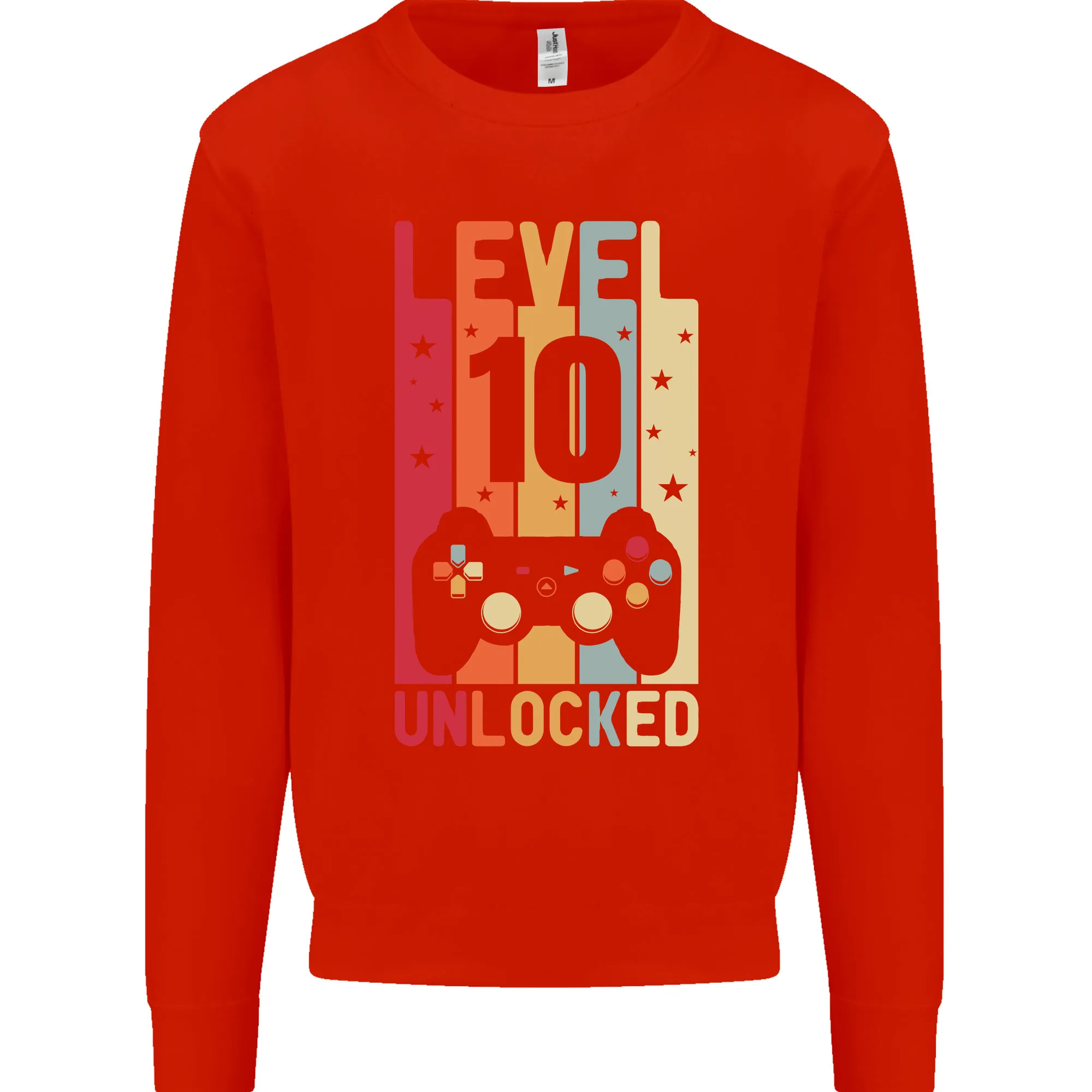 10th Birthday 10 Year Old Level Up Gaming Kids Sweatshirt Jumper