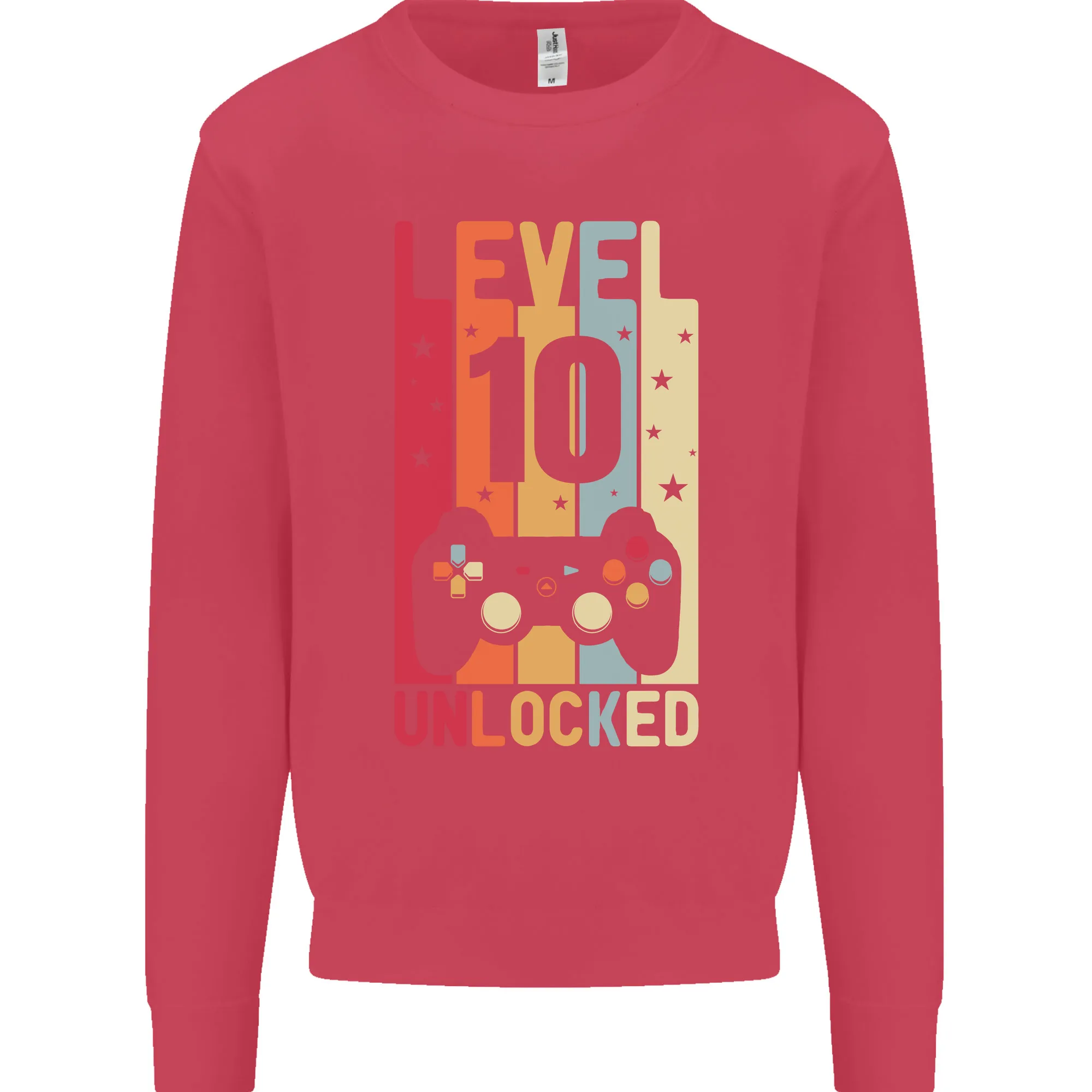 10th Birthday 10 Year Old Level Up Gaming Kids Sweatshirt Jumper