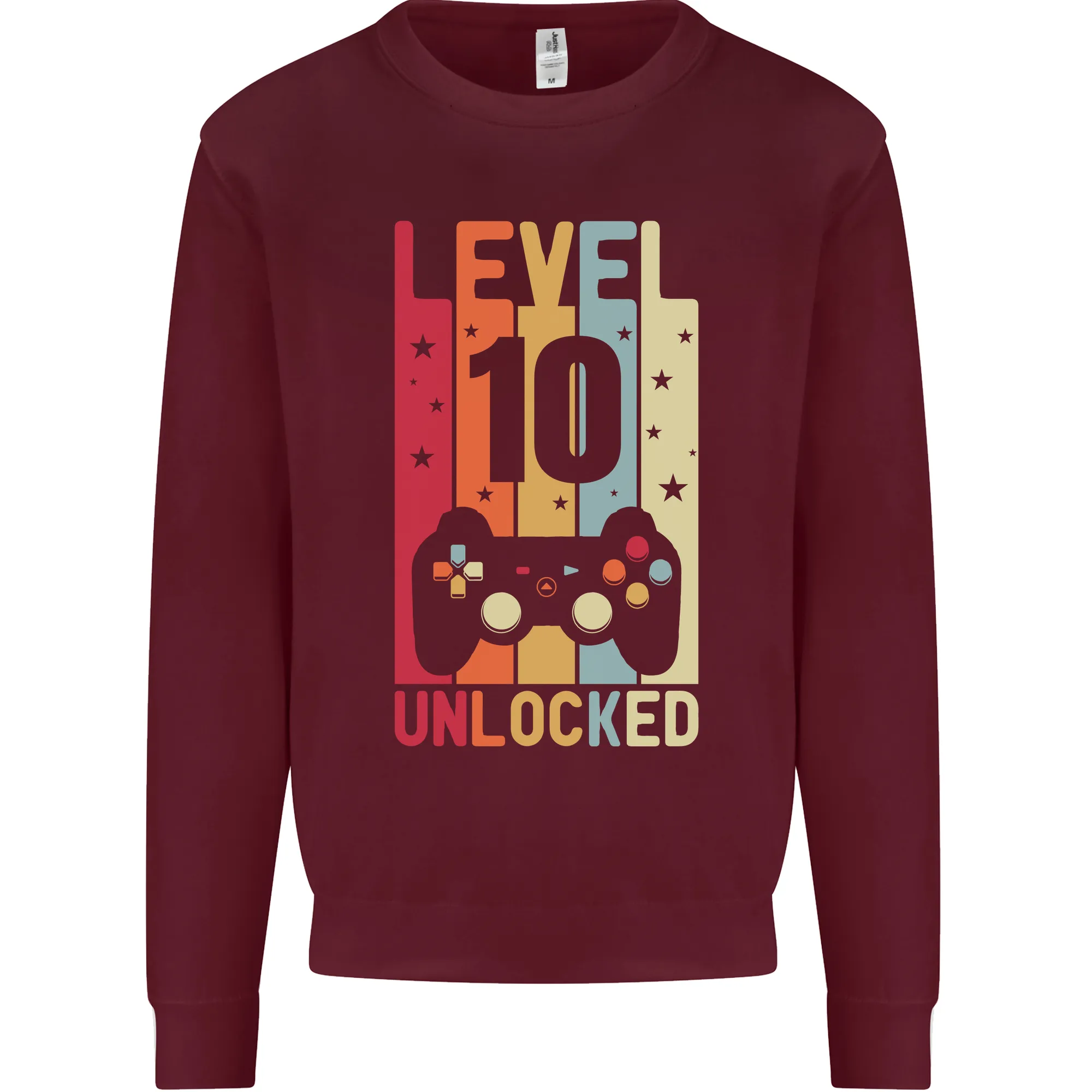 10th Birthday 10 Year Old Level Up Gaming Kids Sweatshirt Jumper