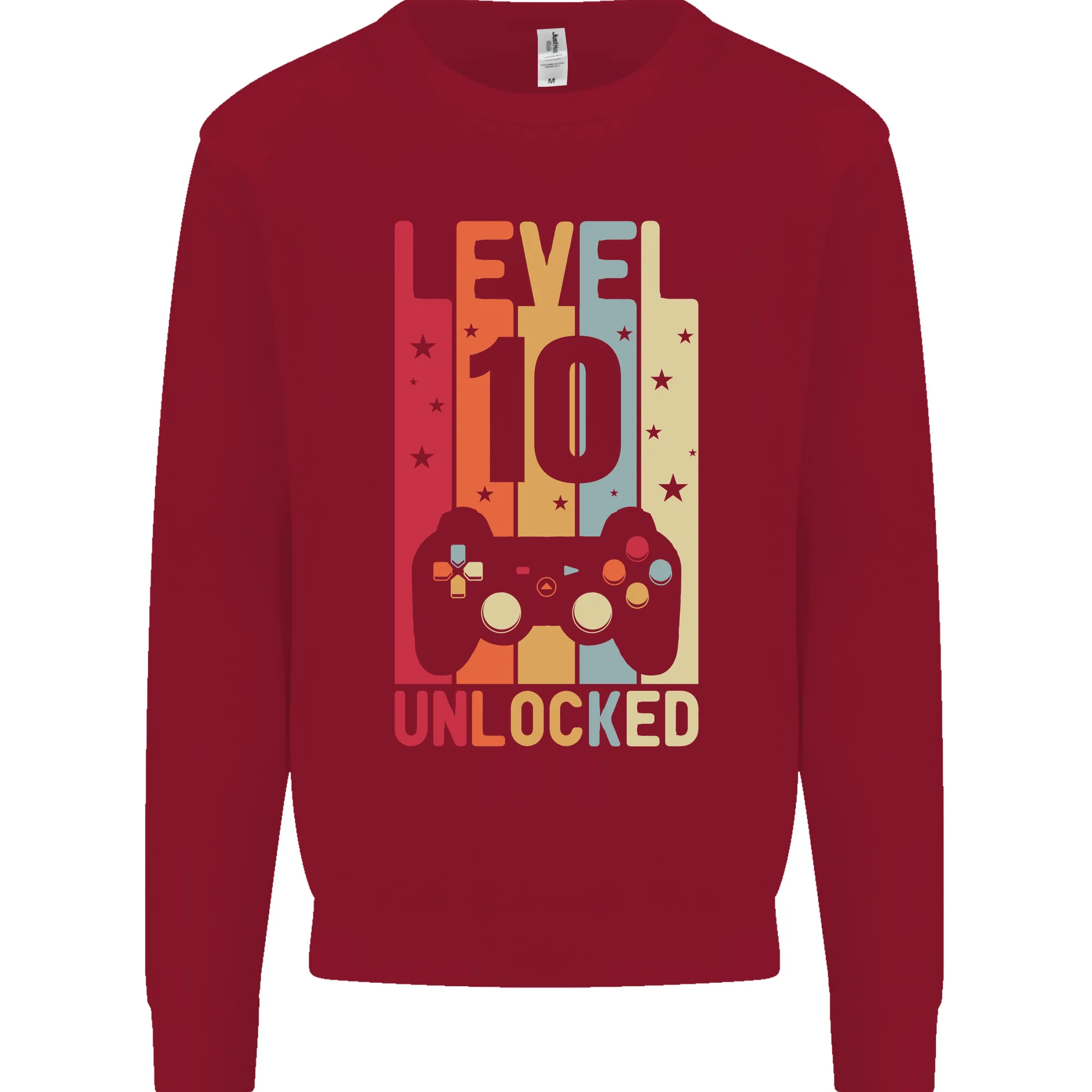 10th Birthday 10 Year Old Level Up Gaming Kids Sweatshirt Jumper