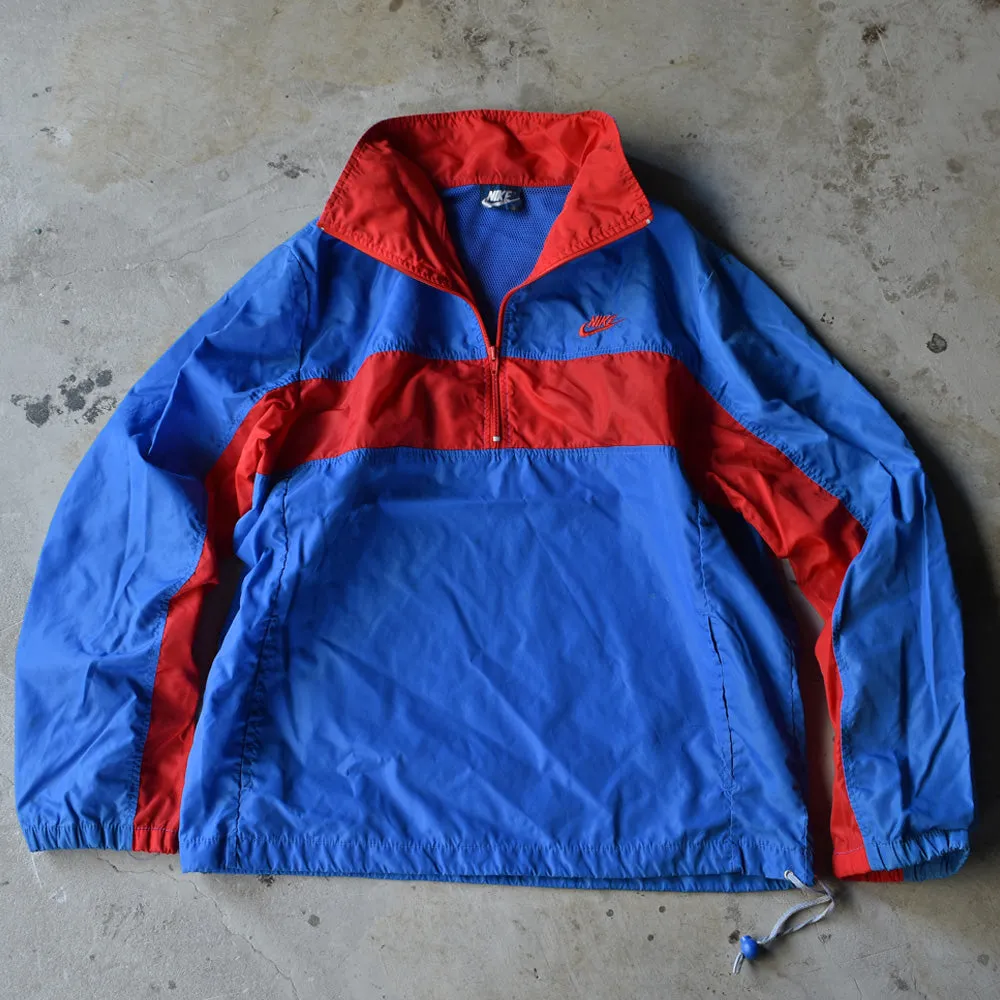 80's　NIKE/ナイキ 紺タグ！ ハーフジップ ナイロンプルオーバー　221108