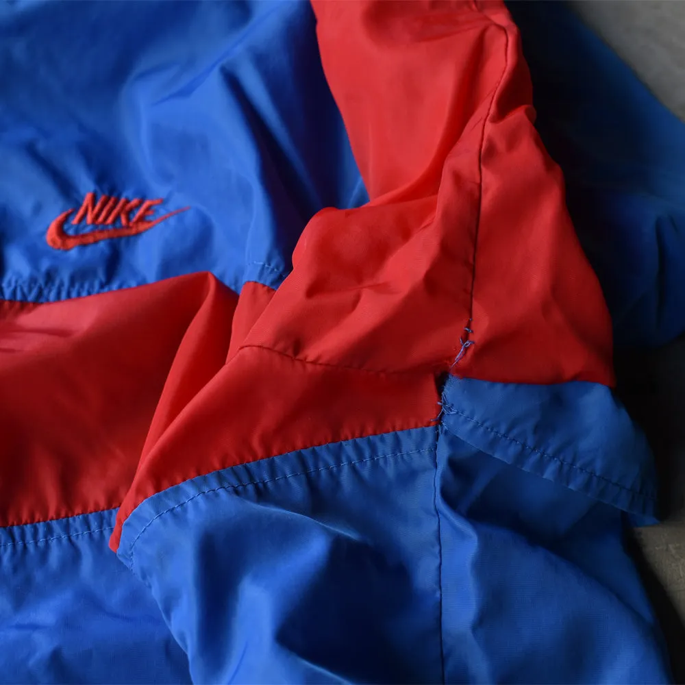 80's　NIKE/ナイキ 紺タグ！ ハーフジップ ナイロンプルオーバー　221108