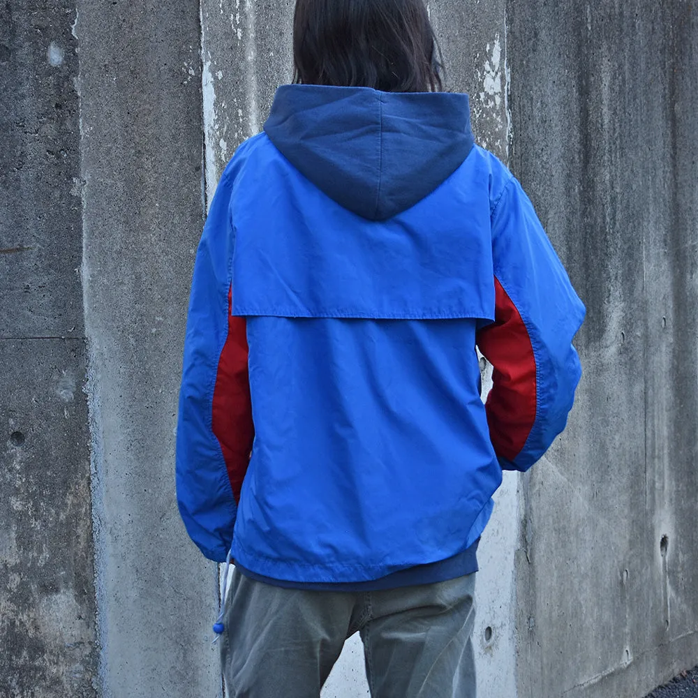 80's　NIKE/ナイキ 紺タグ！ ハーフジップ ナイロンプルオーバー　221108