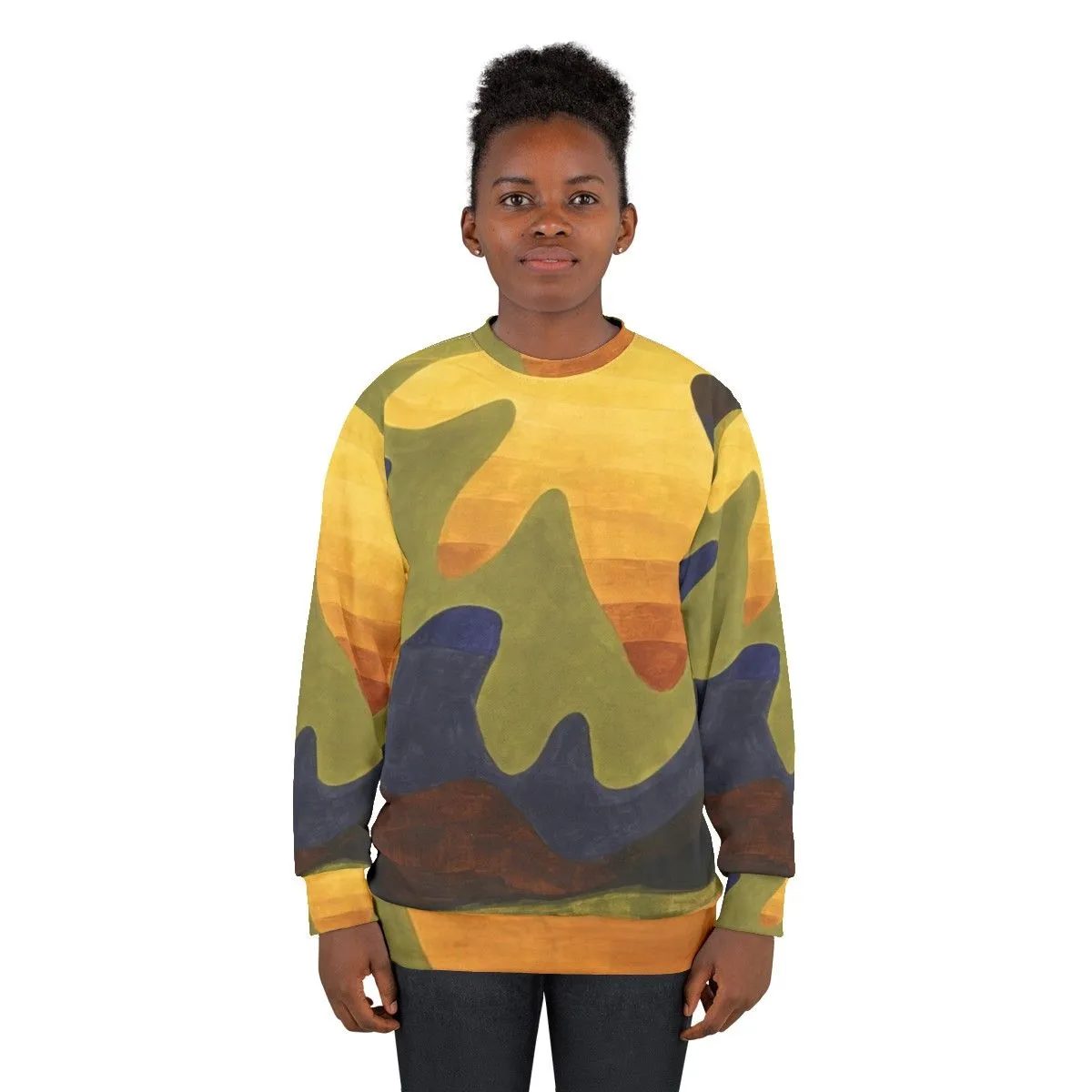 Abstract Art Sweatshirt - Arthur Dove's "Sun" (1943)