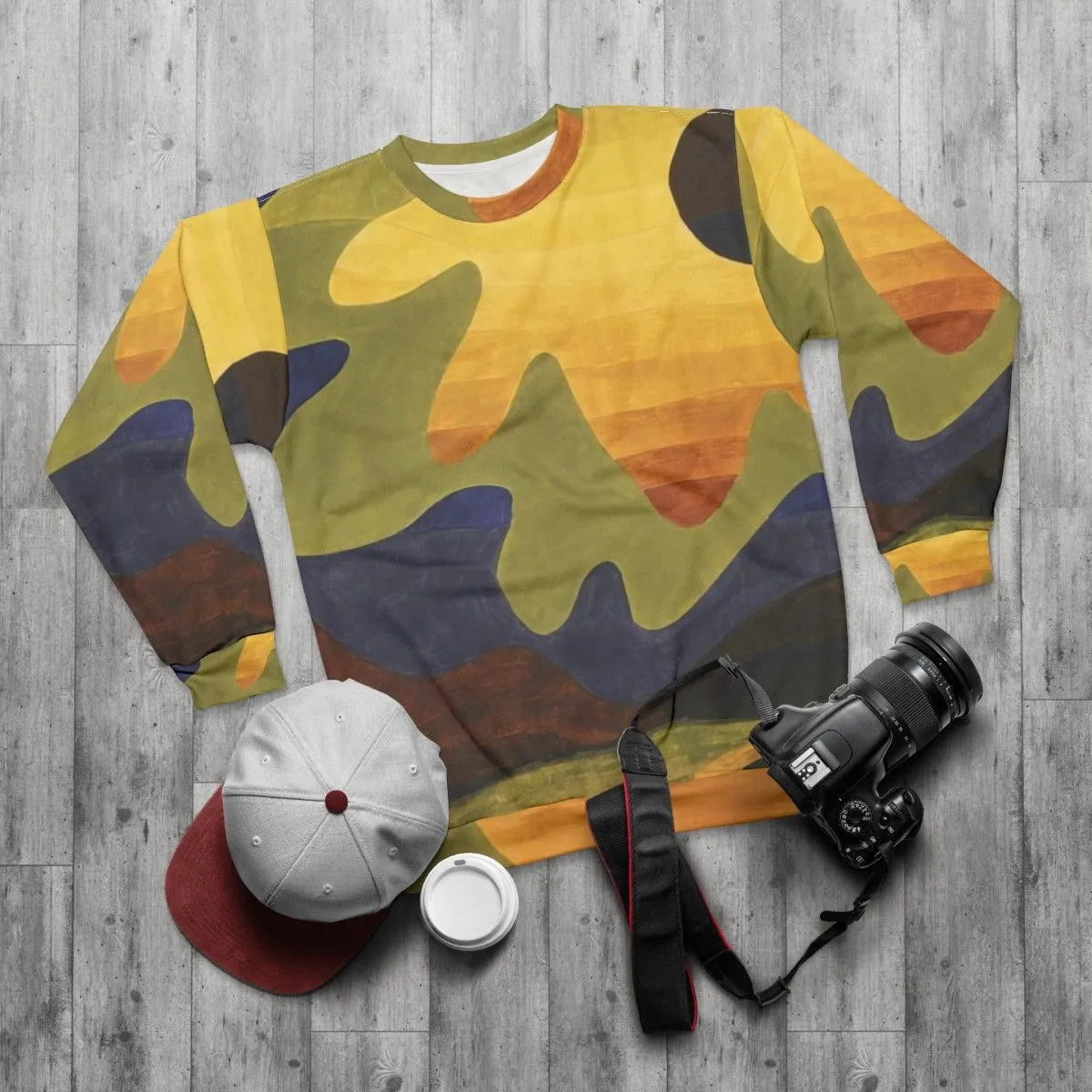 Abstract Art Sweatshirt - Arthur Dove's "Sun" (1943)