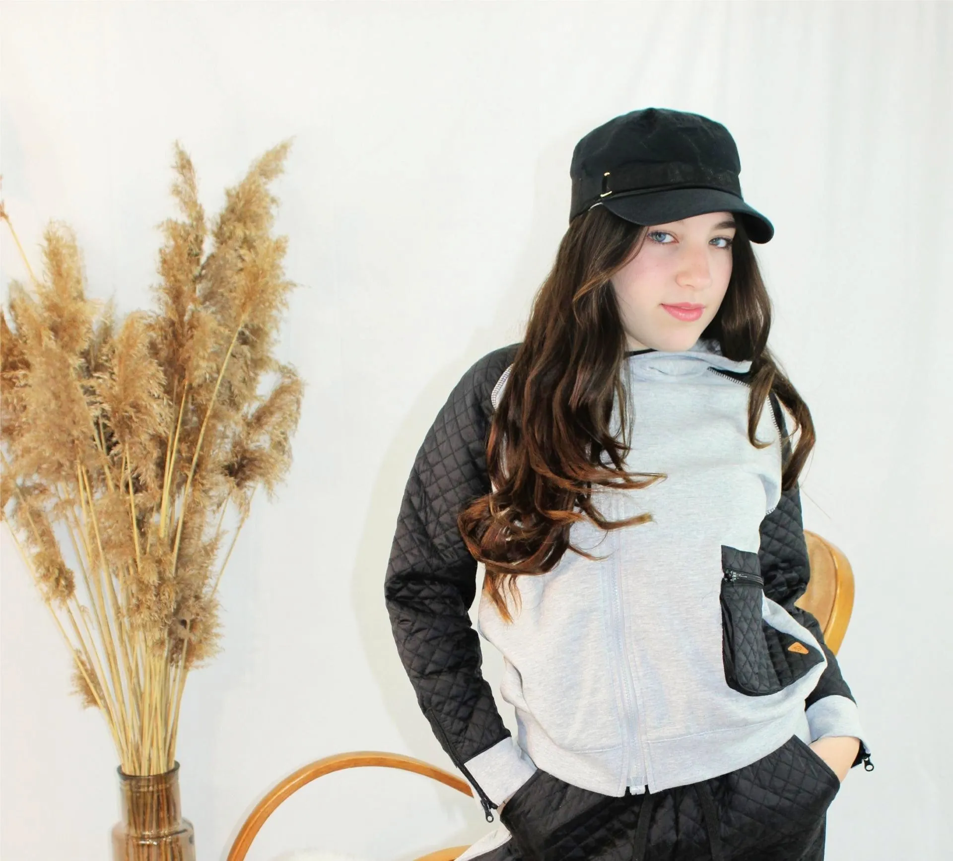 Adaptive Kids Hoodie, With Magnetic Zipper For Easy-Undressing, Fashion Sleeve & Pocket