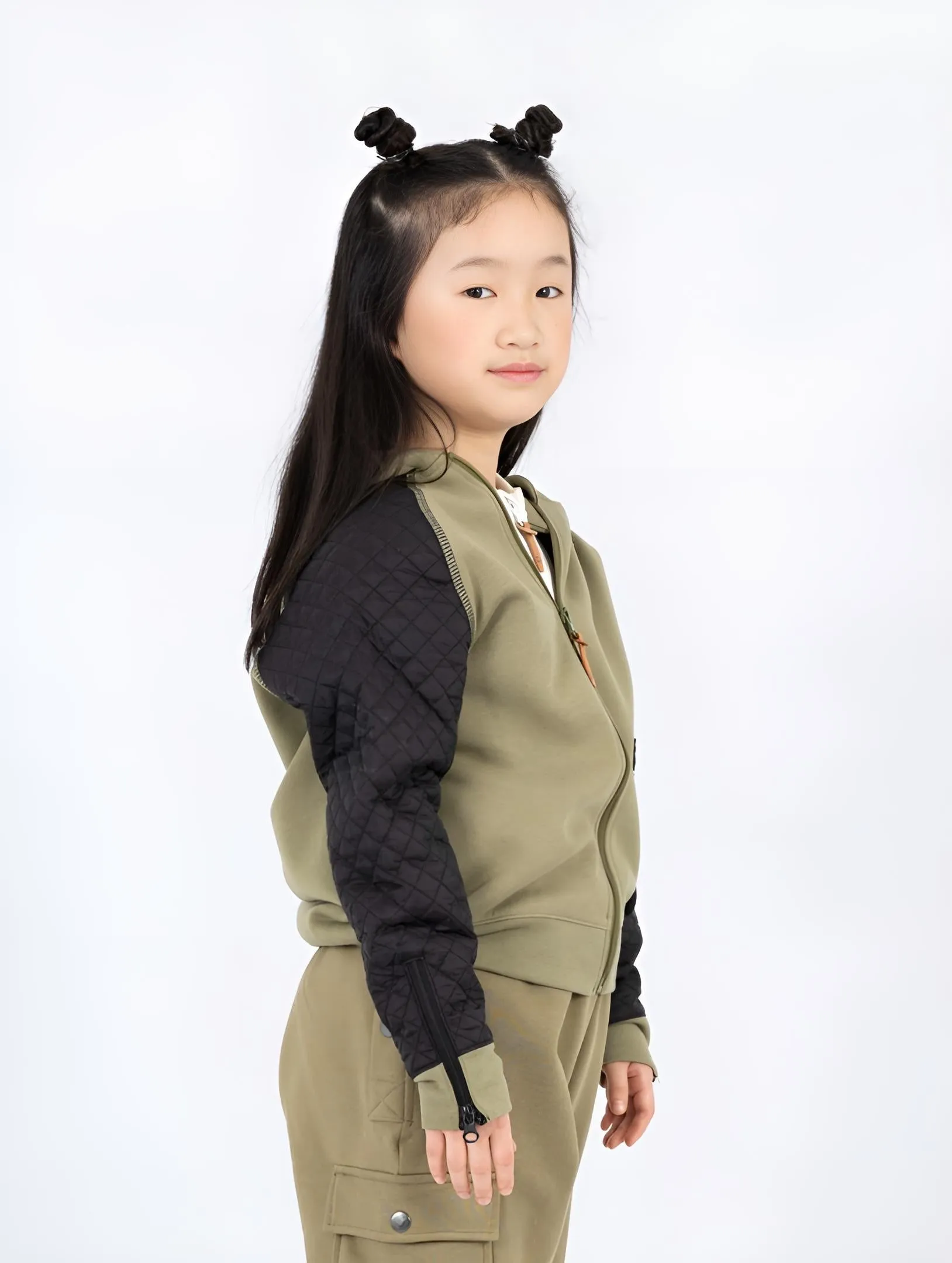 Adaptive Kids Hoodie, With Magnetic Zipper For Easy-Undressing, Fashion Sleeve & Pocket