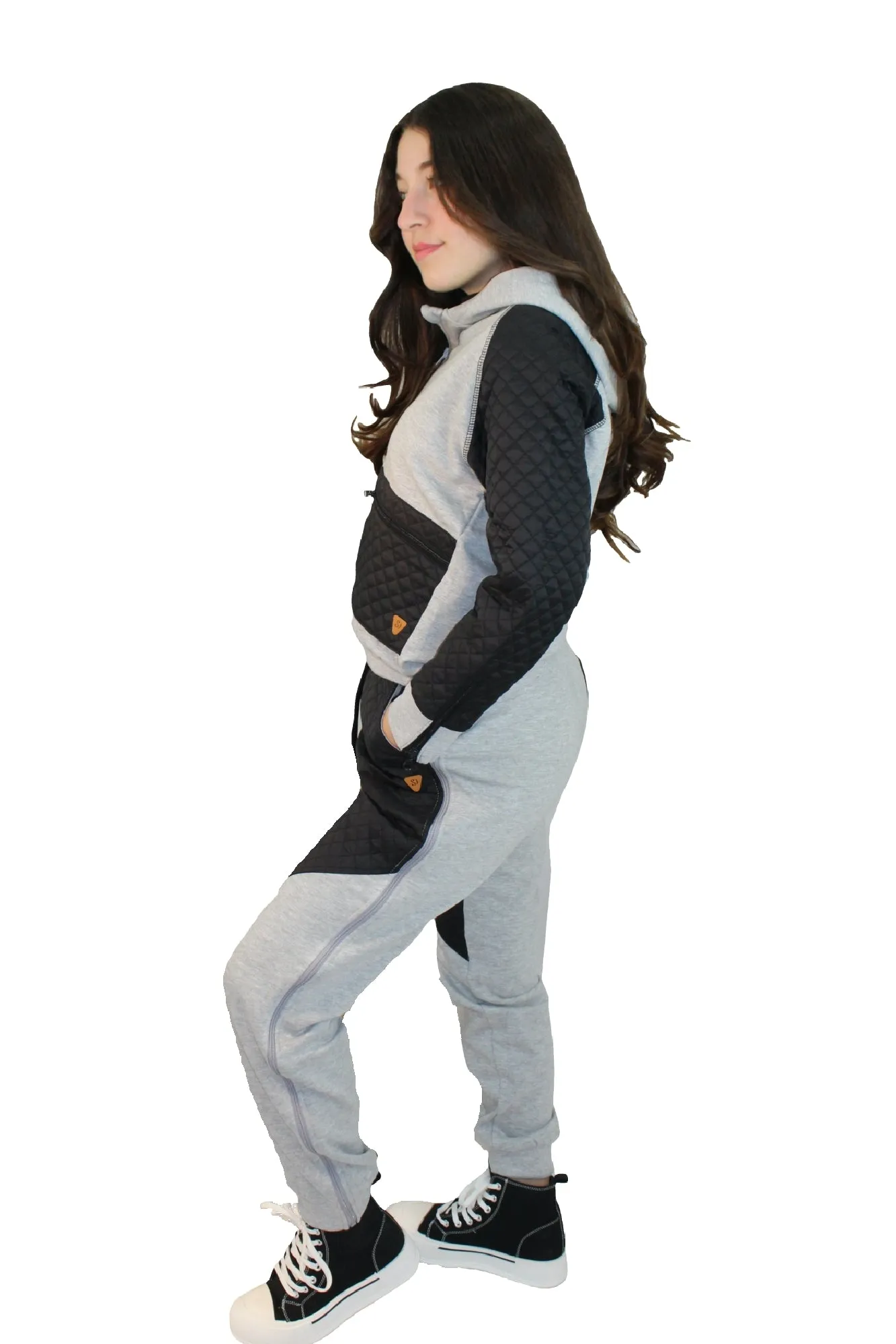 Adaptive Kids Hoodie, With Magnetic Zipper For Easy-Undressing, Fashion Sleeve & Pocket
