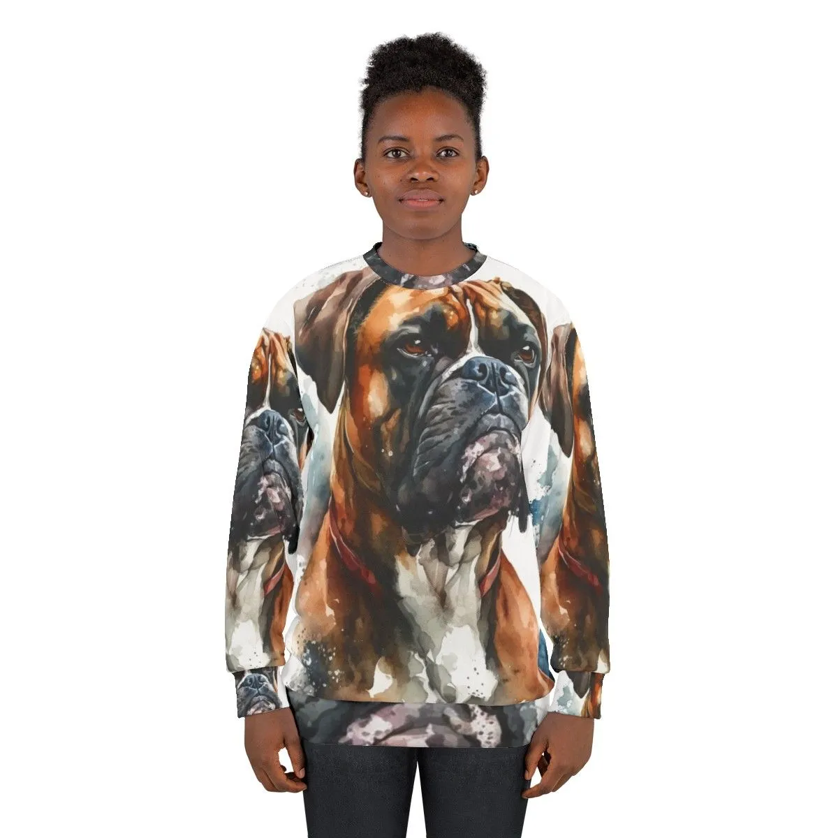 Adorable Boxer Dog Sweatshirt for Boxer Lovers