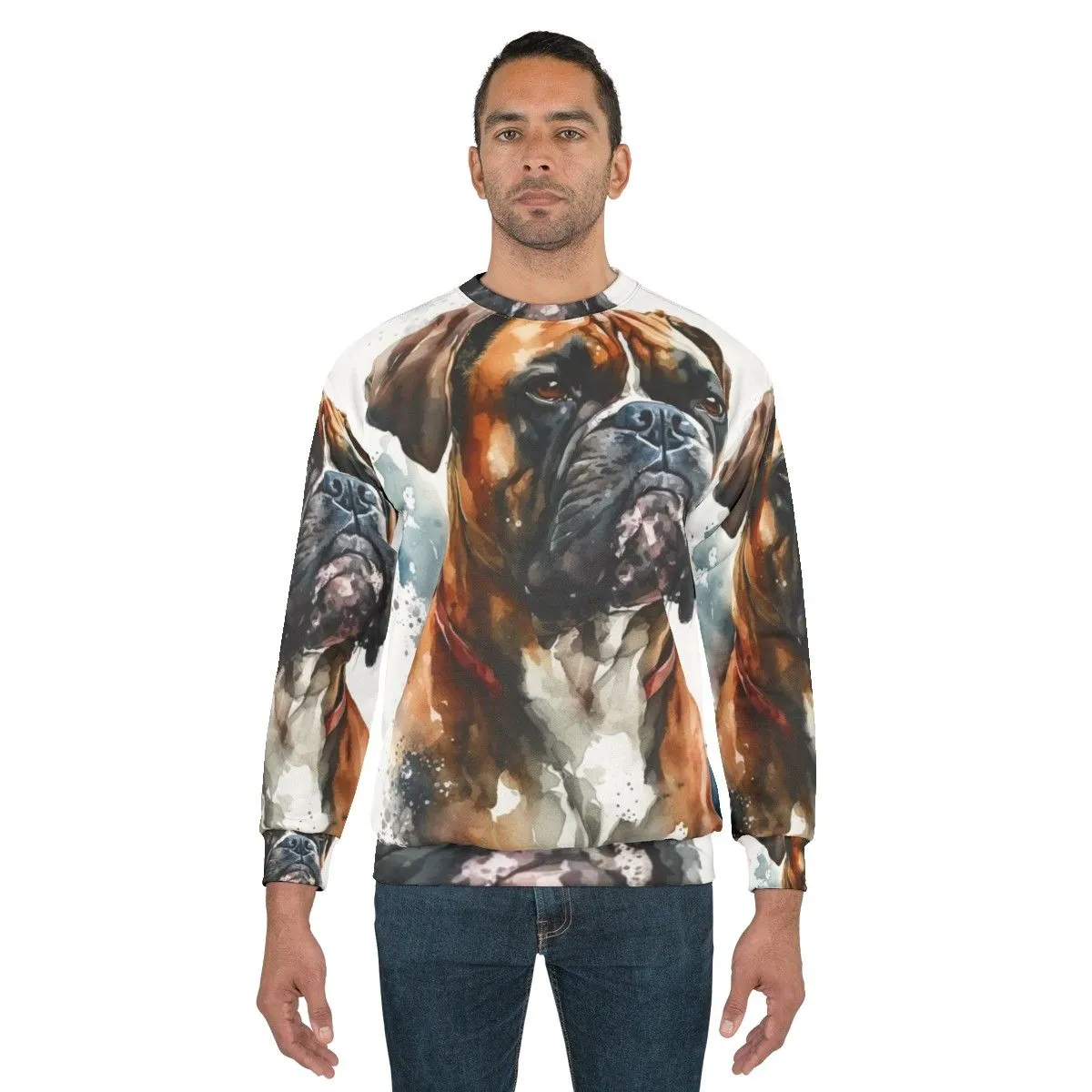 Adorable Boxer Dog Sweatshirt for Boxer Lovers
