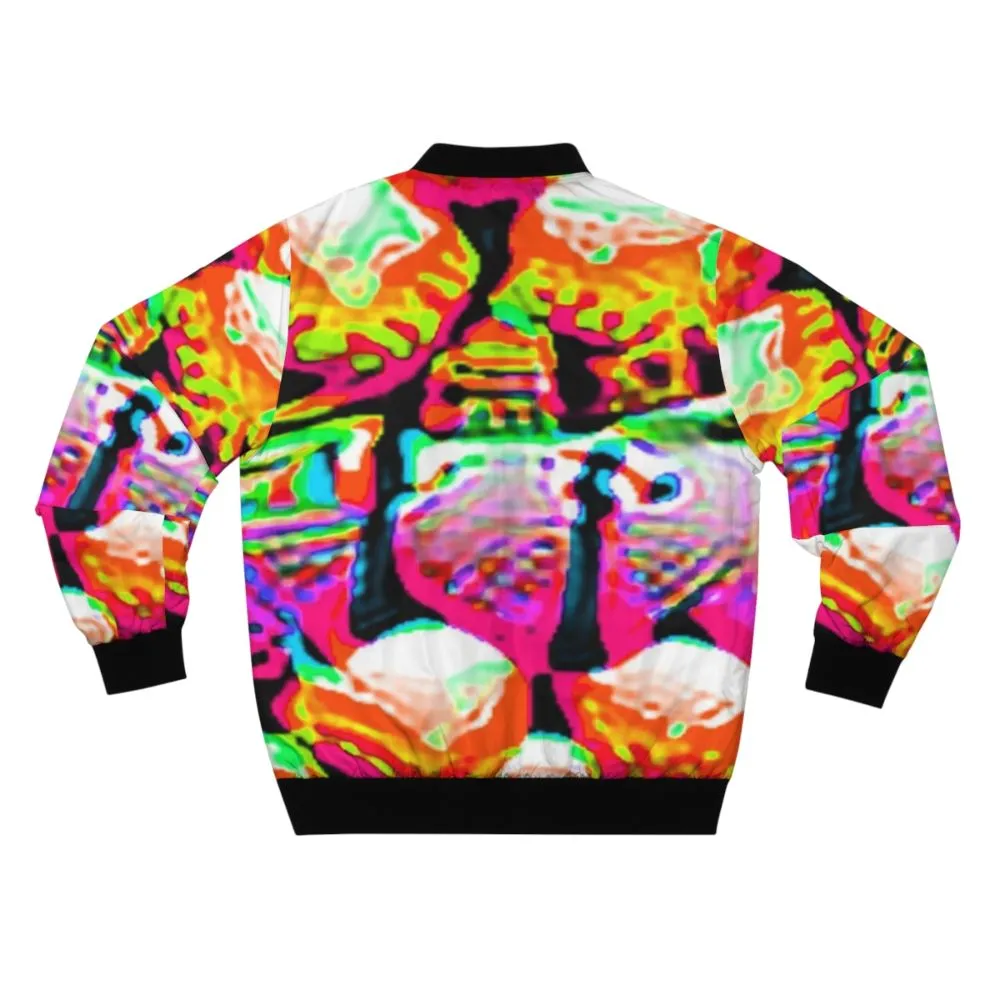 Adversarial Anti-Facial Recognition Camouflage Bomber Jacket
