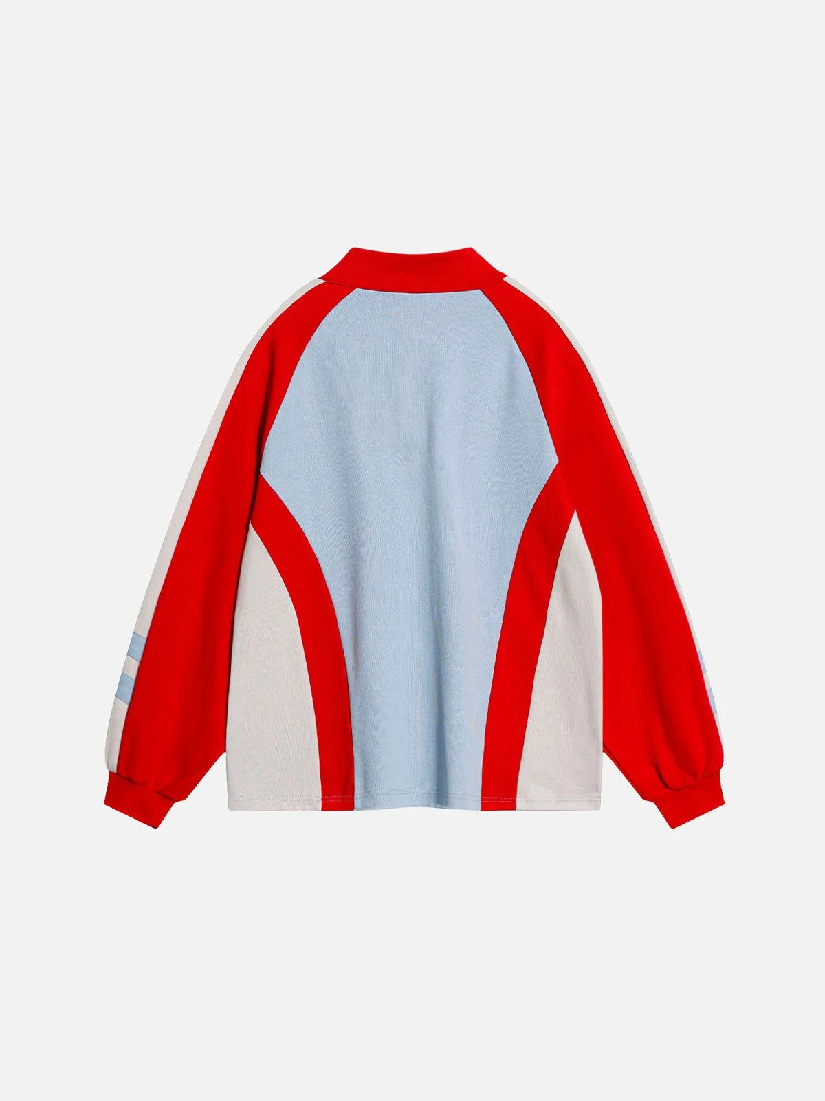 Aelfric Eden Color Blocking Print Sweatshirt