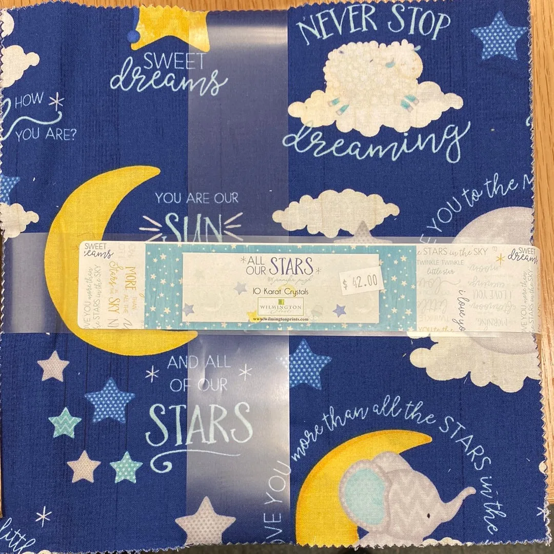 All our stars  10” precut bundle