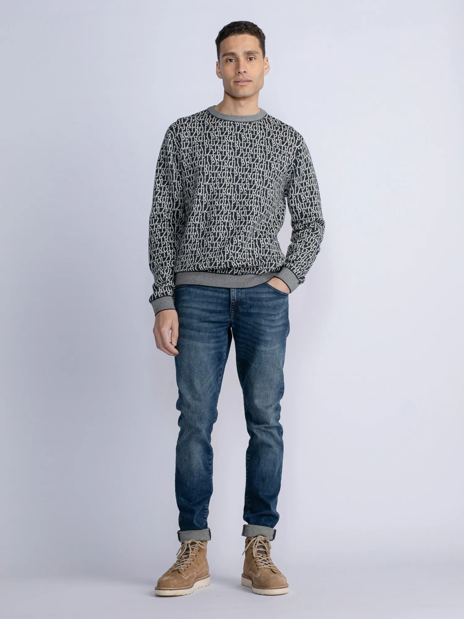 All-over print pullover Frankfort
