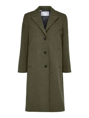 Alma Wool Coat - Ivy Green