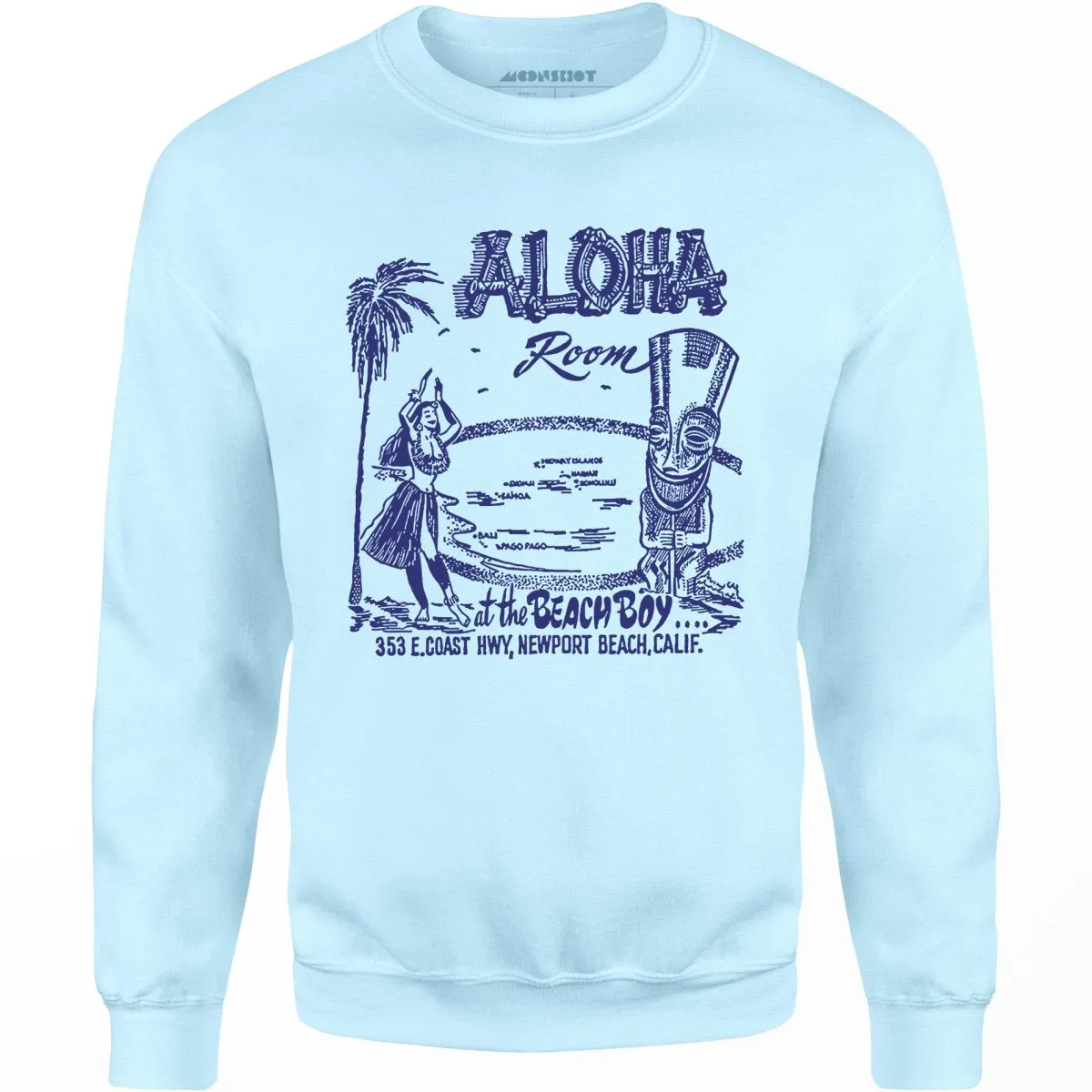 Aloha Room - Newport Beach, CA - Vintage Tiki Bar - Unisex Sweatshirt