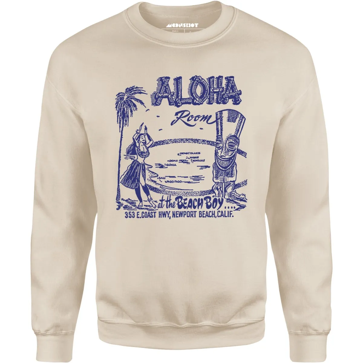 Aloha Room - Newport Beach, CA - Vintage Tiki Bar - Unisex Sweatshirt