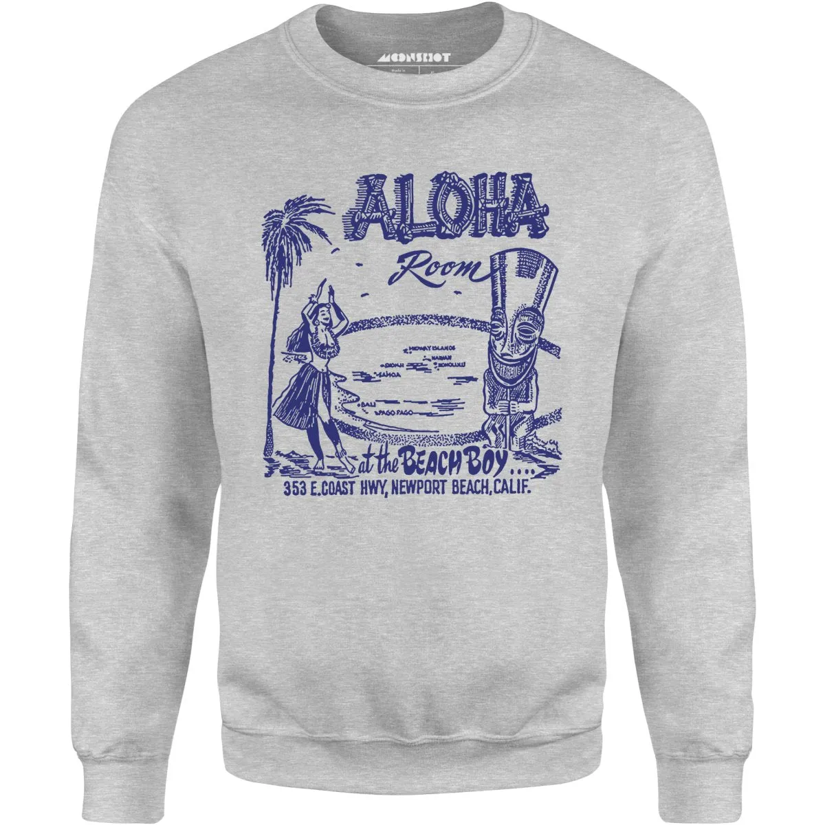 Aloha Room - Newport Beach, CA - Vintage Tiki Bar - Unisex Sweatshirt