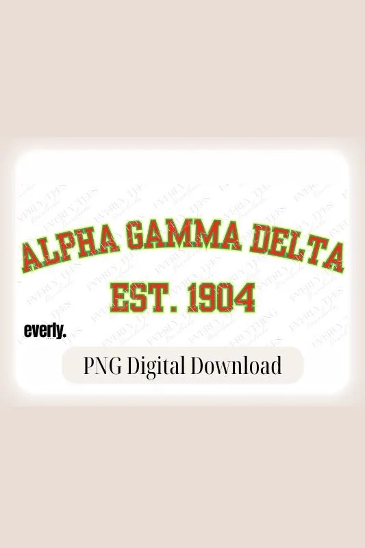 Alpha Gamma Delta Design PNG Download