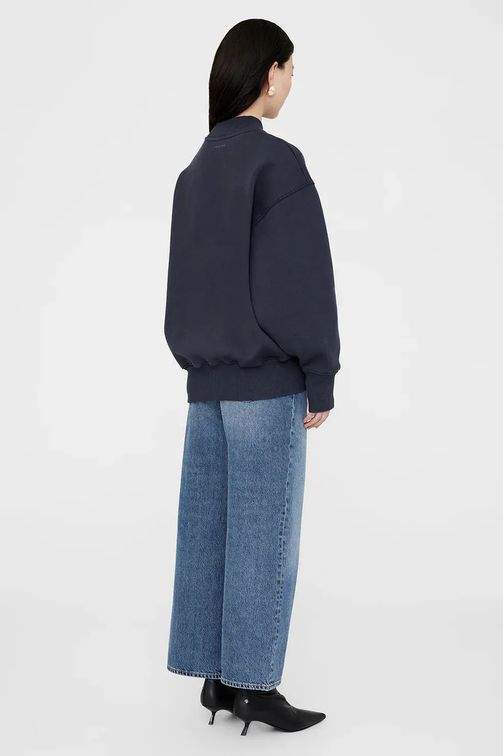 Anine Bing - Bradie Sweatshirt in Navy