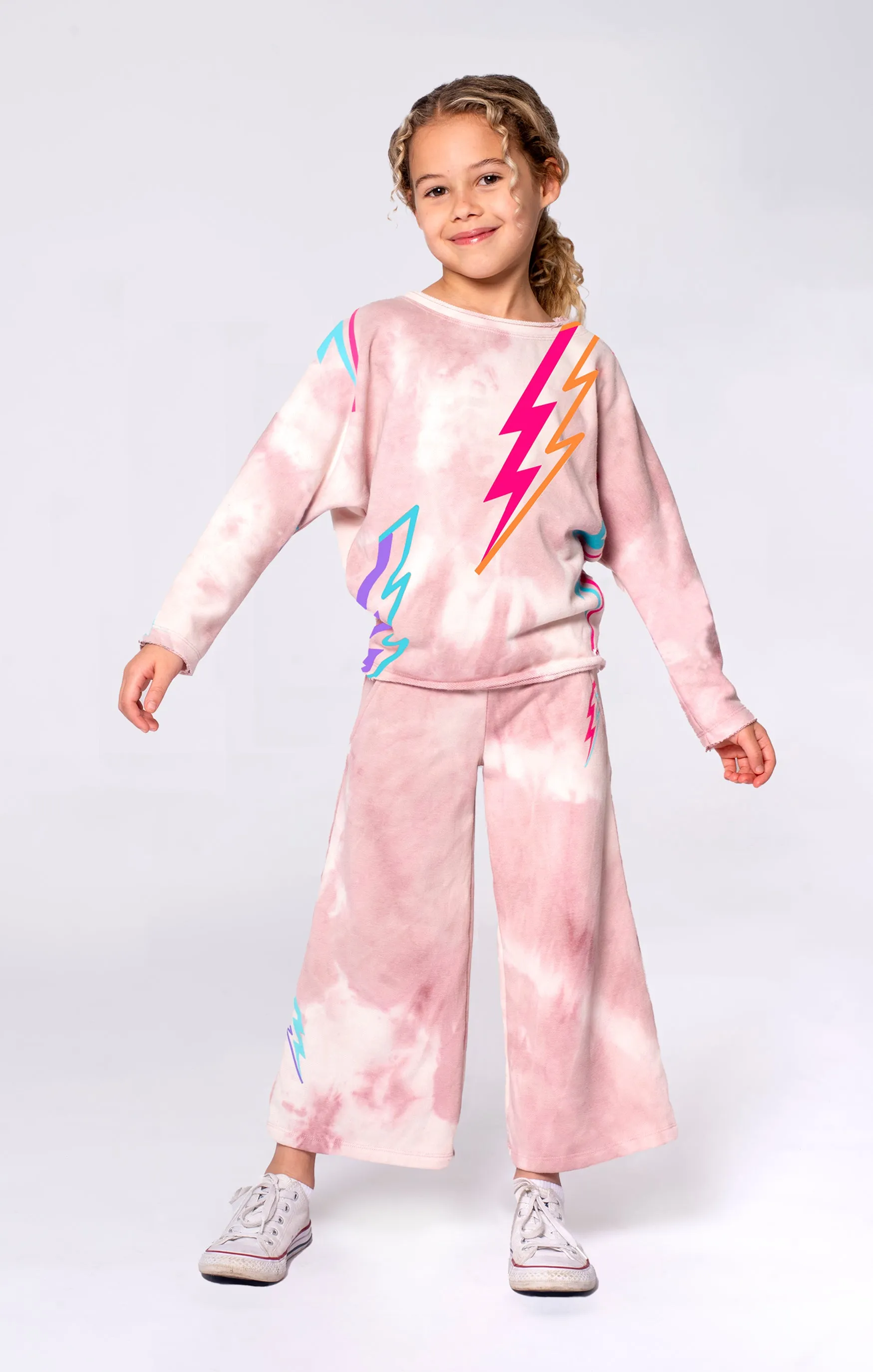 APP Lightening Bolt Slouchy Sweatshirt