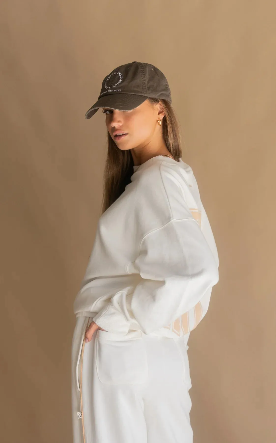 ARAMINTA JAMES Womens Ciao Sweatshirt - Coffee