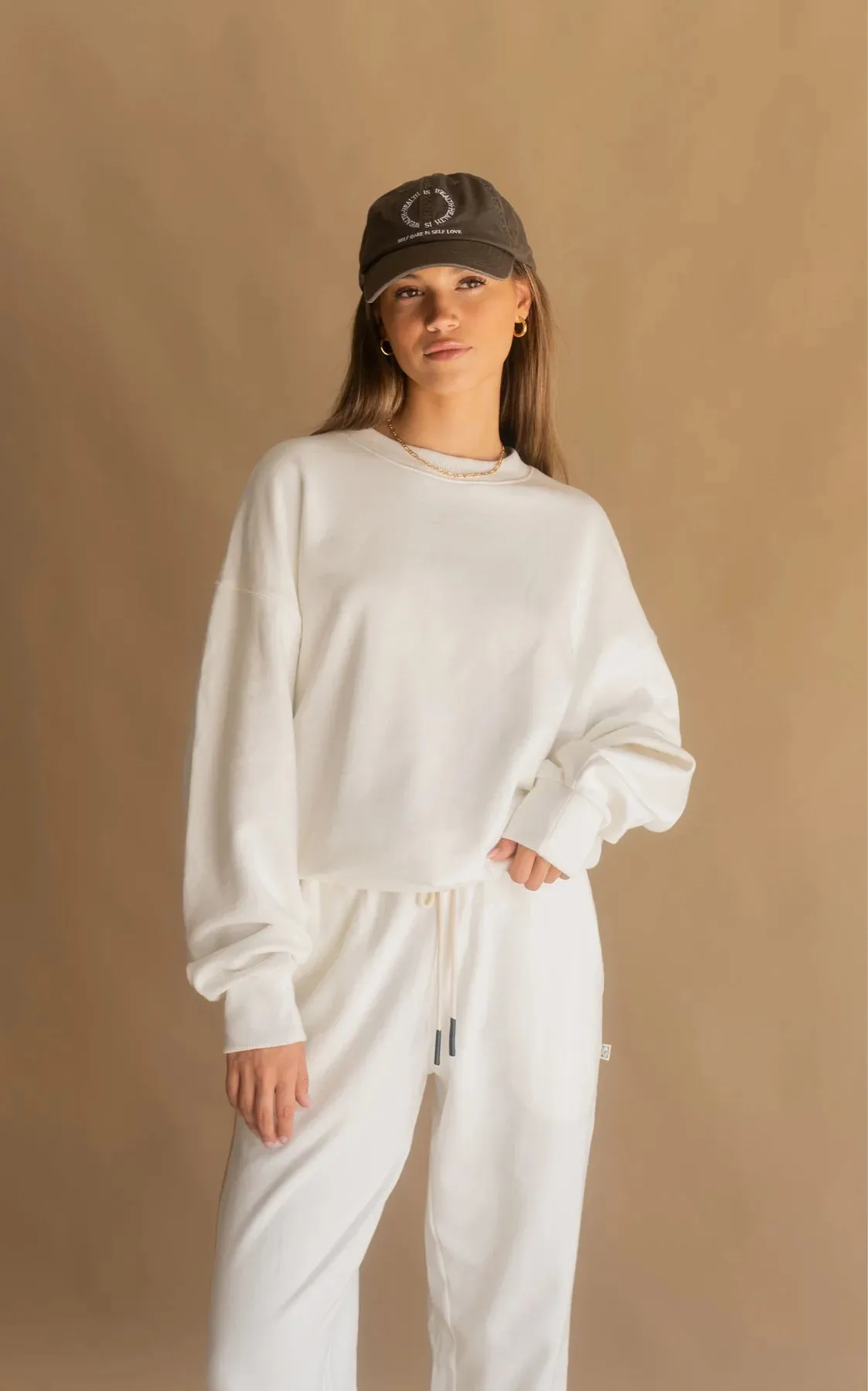 ARAMINTA JAMES Womens Ciao Sweatshirt - Coffee