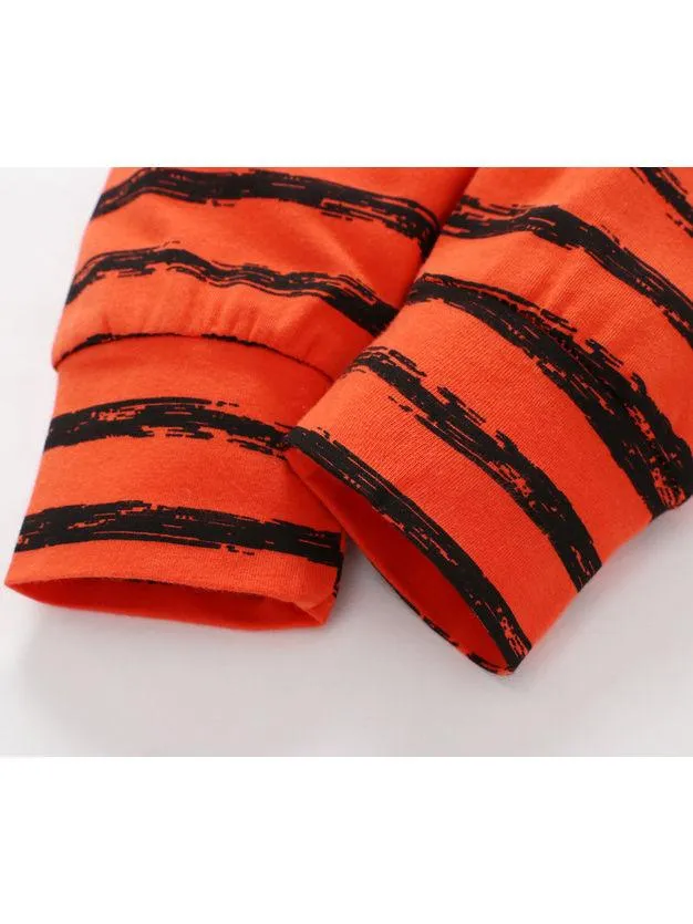 Baby Boy 3-Piece Halloween Set My First Bodysuit Stripe Pants Hat