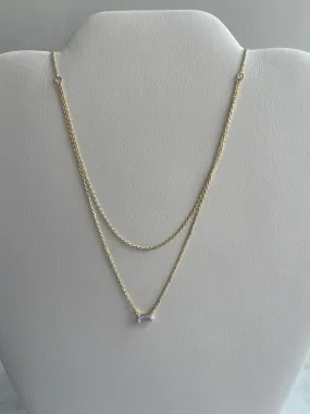 Baguette Layer Necklace