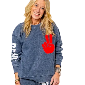 Be Chill Navy Sweatshirt