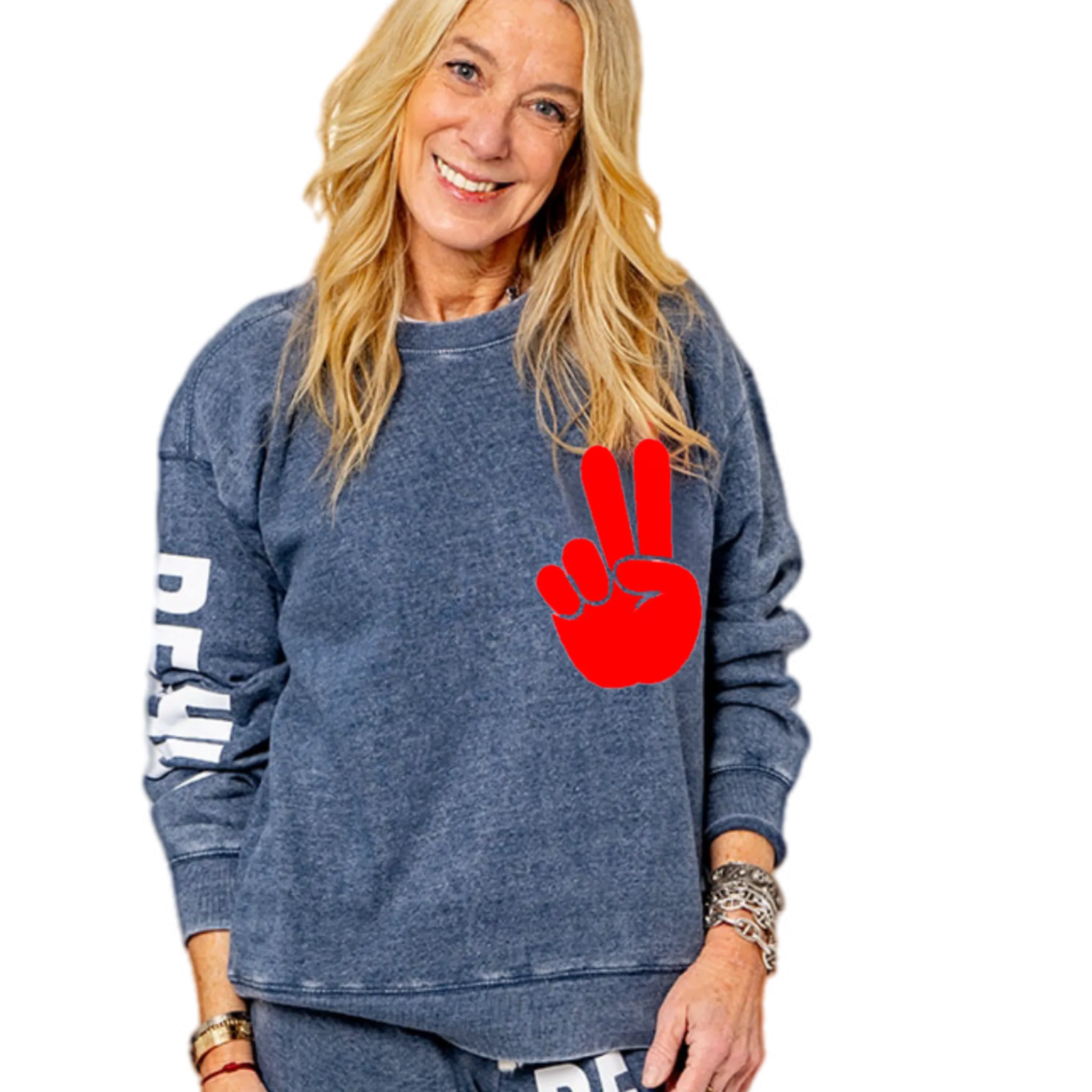 Be Chill Navy Sweatshirt