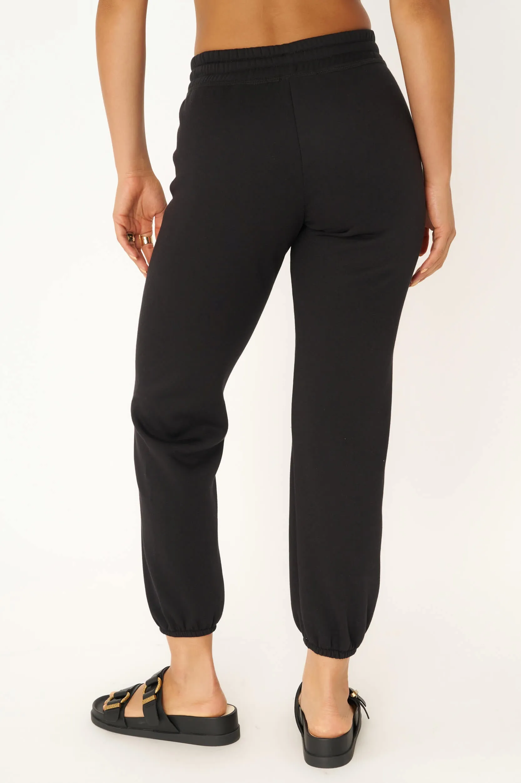 Be Nice Smiley Jogger - Black