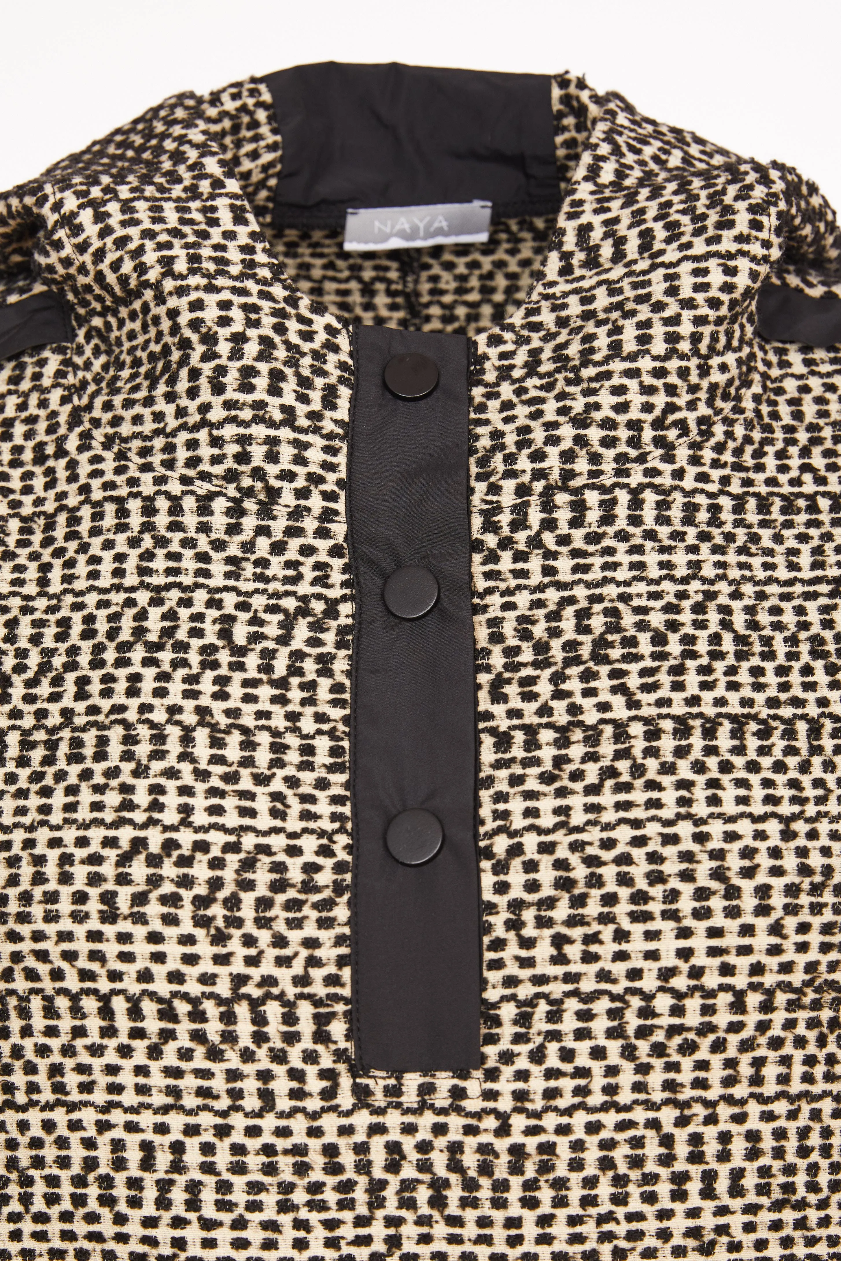 Black Butter Hooded Mix Top 179