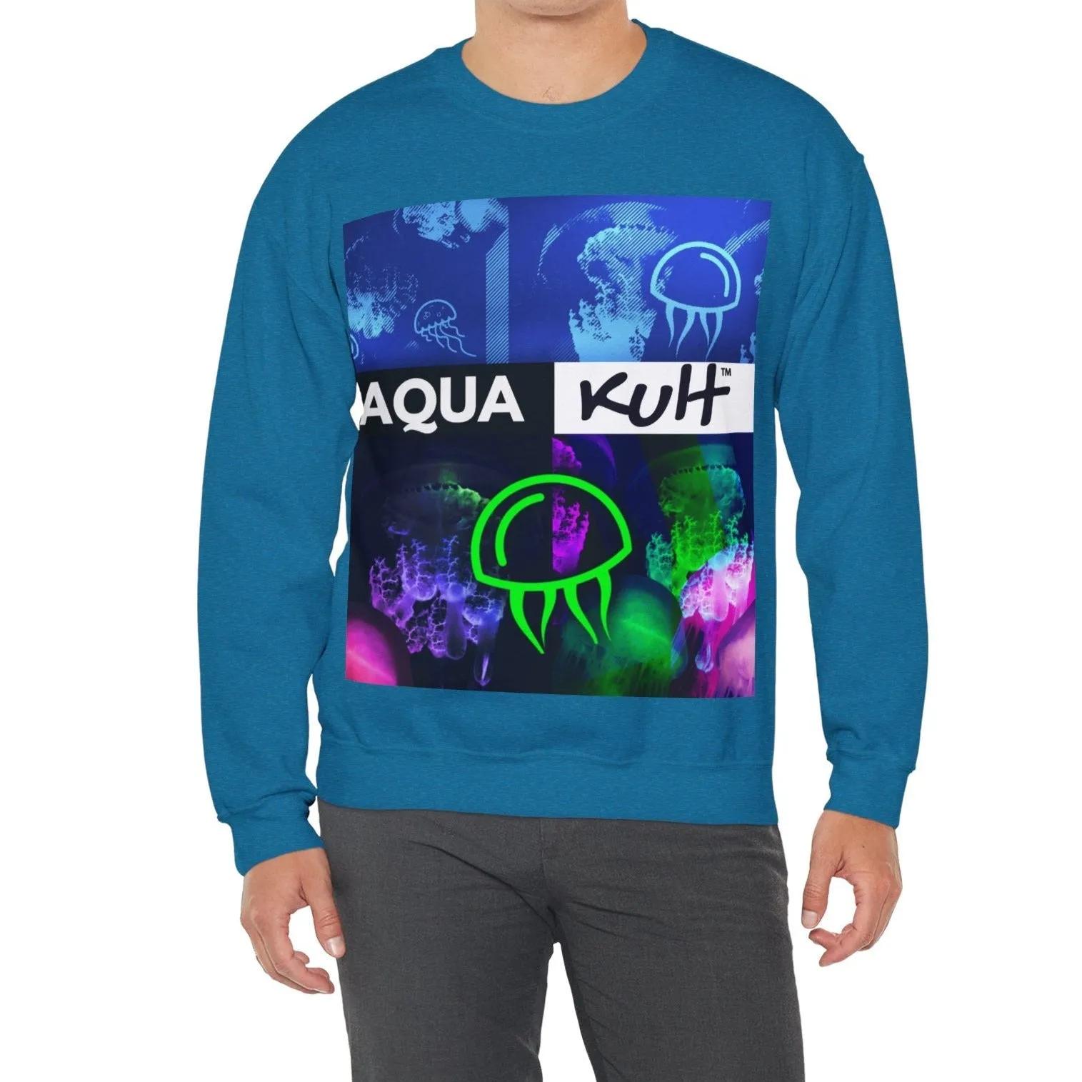 'Blue Jell' - Jellyfish Long Sleeve Top by Aqua Kult™