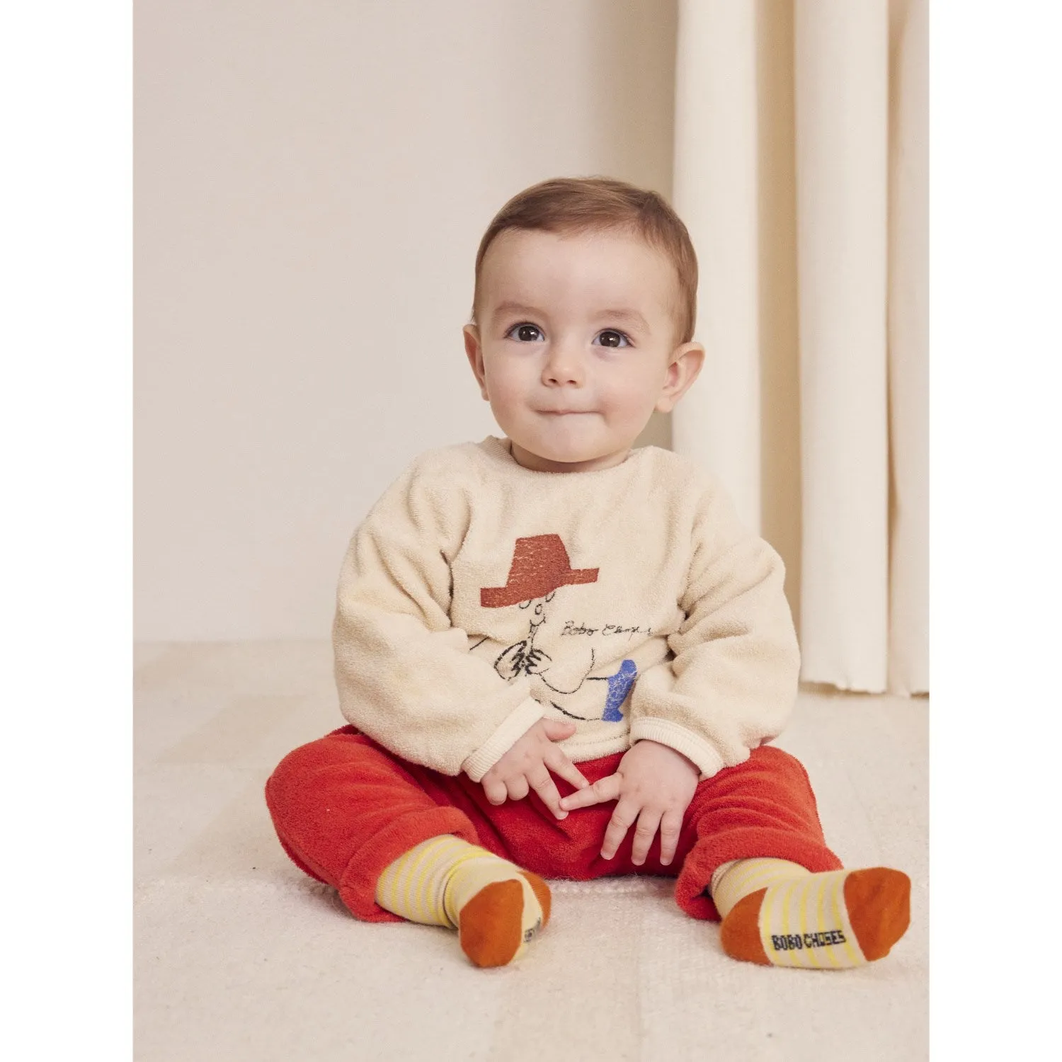 Bobo Choses White Magic Flute Crewneck