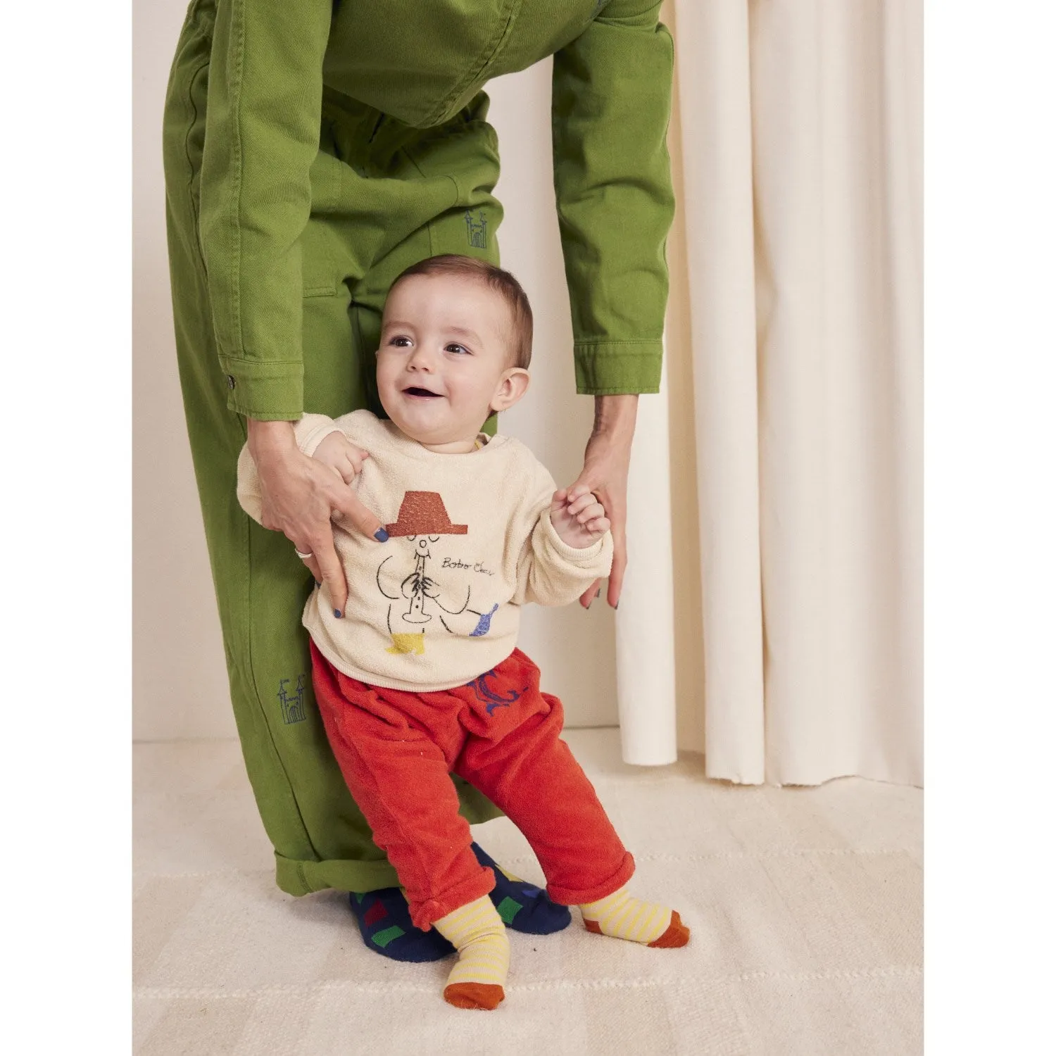 Bobo Choses White Magic Flute Crewneck