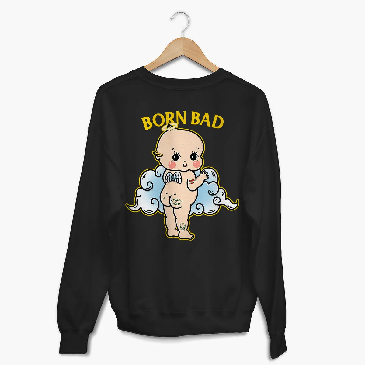 Born Bad Angel Sweatshirt (Unisex)