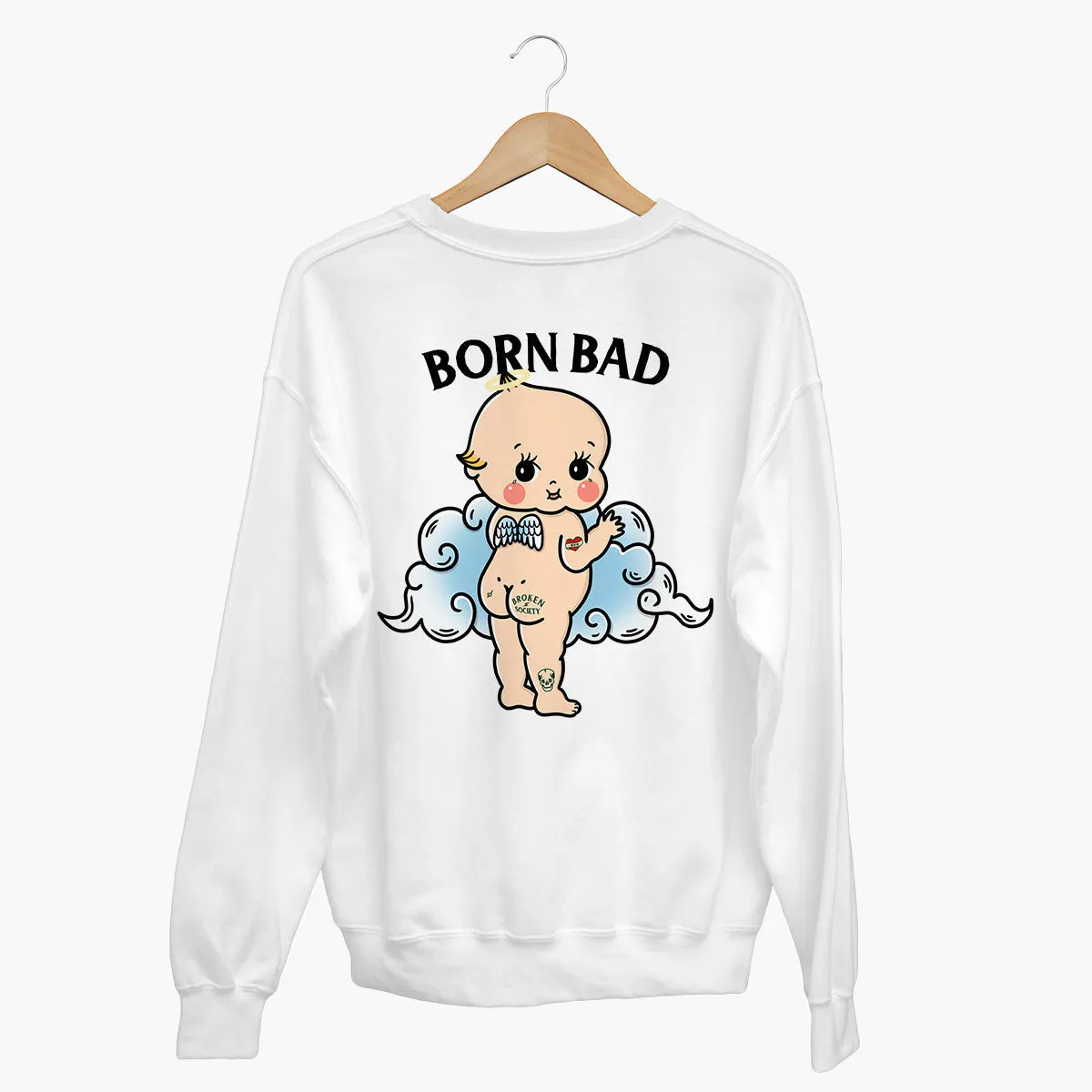 Born Bad Angel Sweatshirt (Unisex)