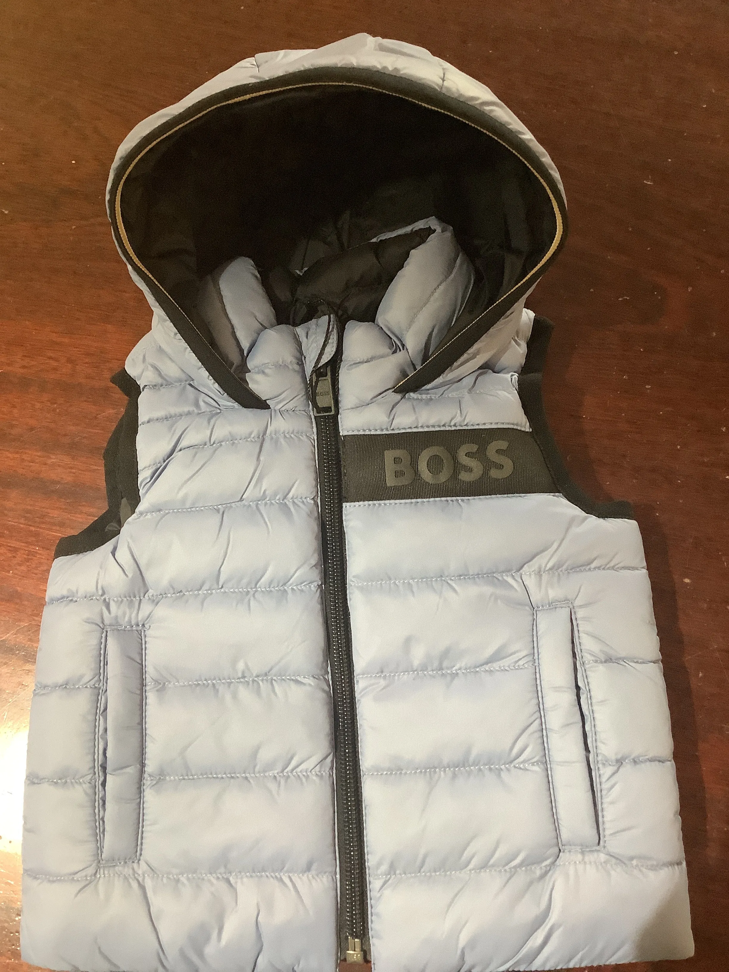 BOSS Sleeveless Jacket blue