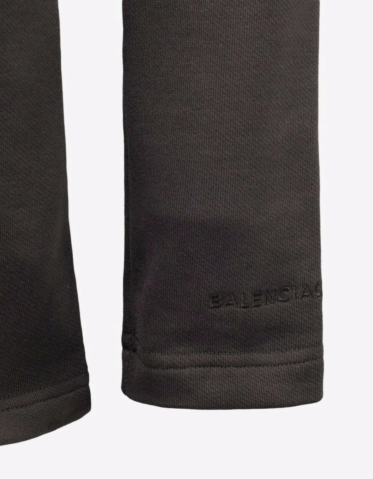 Brown Shrunk Crew Neck Sweatshirt