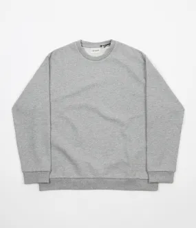 Carhartt Women's Chase Crewneck Sweatshirt - Grey Heather / Gold
