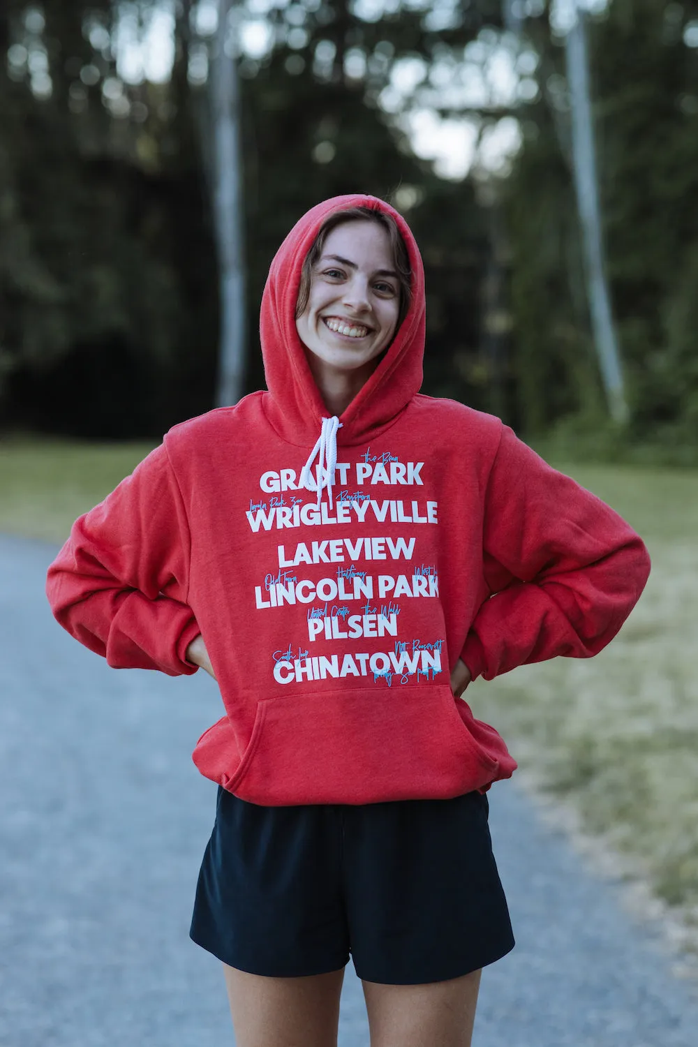 Chicago Neighborhoods Hoodie Sweatshirt
