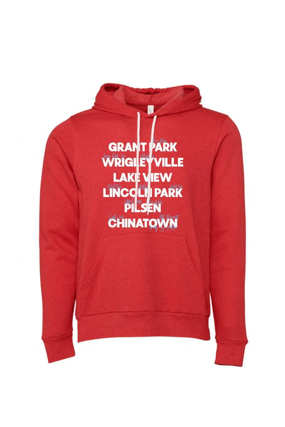 Chicago Neighborhoods Hoodie Sweatshirt
