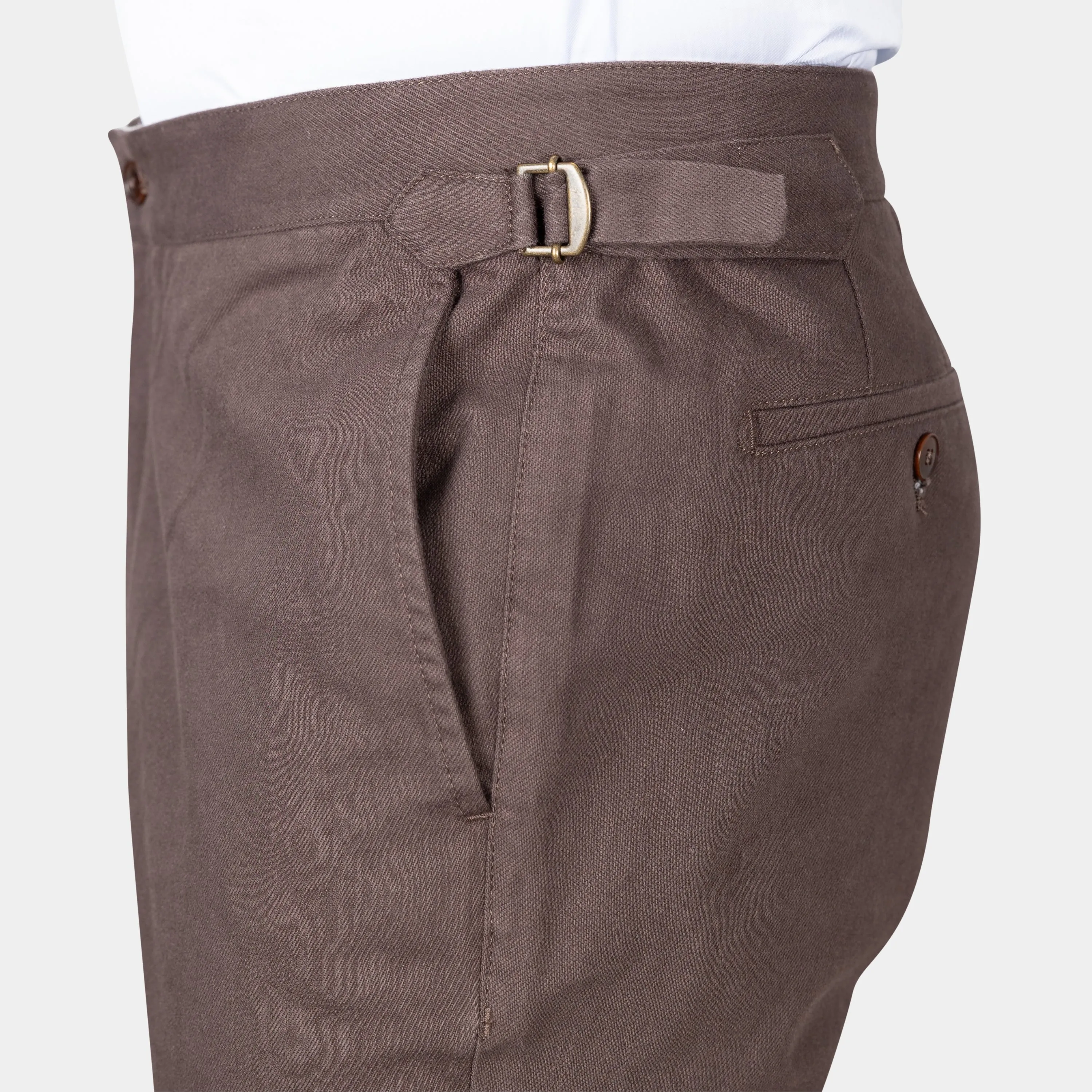 Chinos - Dökkbrúnar